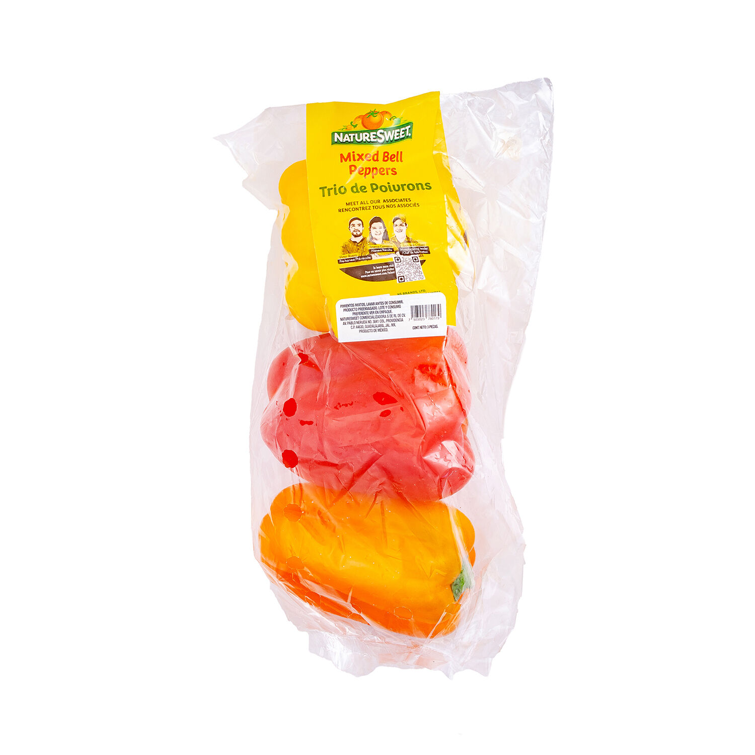 Pimiento Morron Largo Mixto 3pzs Naturesweet 1.0 Pza
