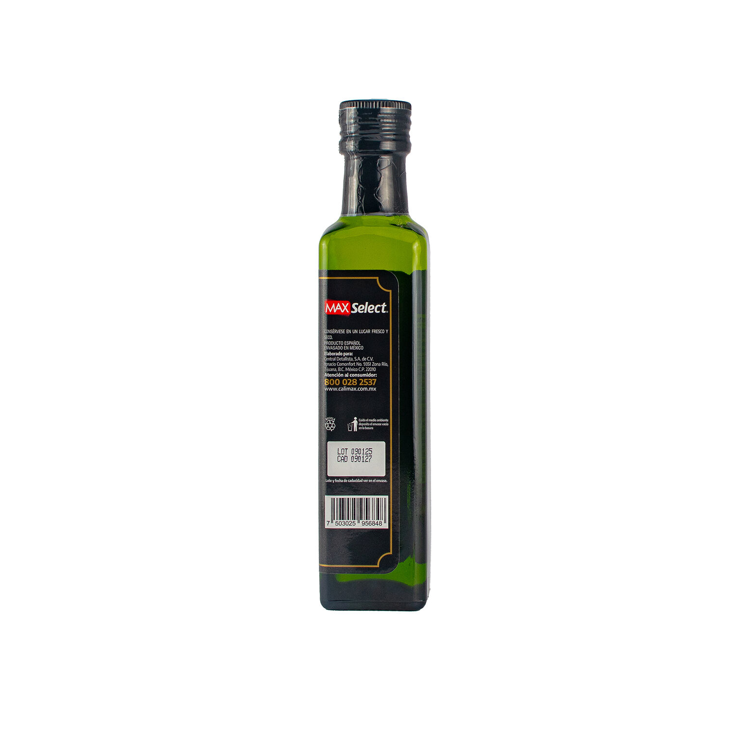 Aceite De Oliva Extra Virgen Max Select 250.0 Ml