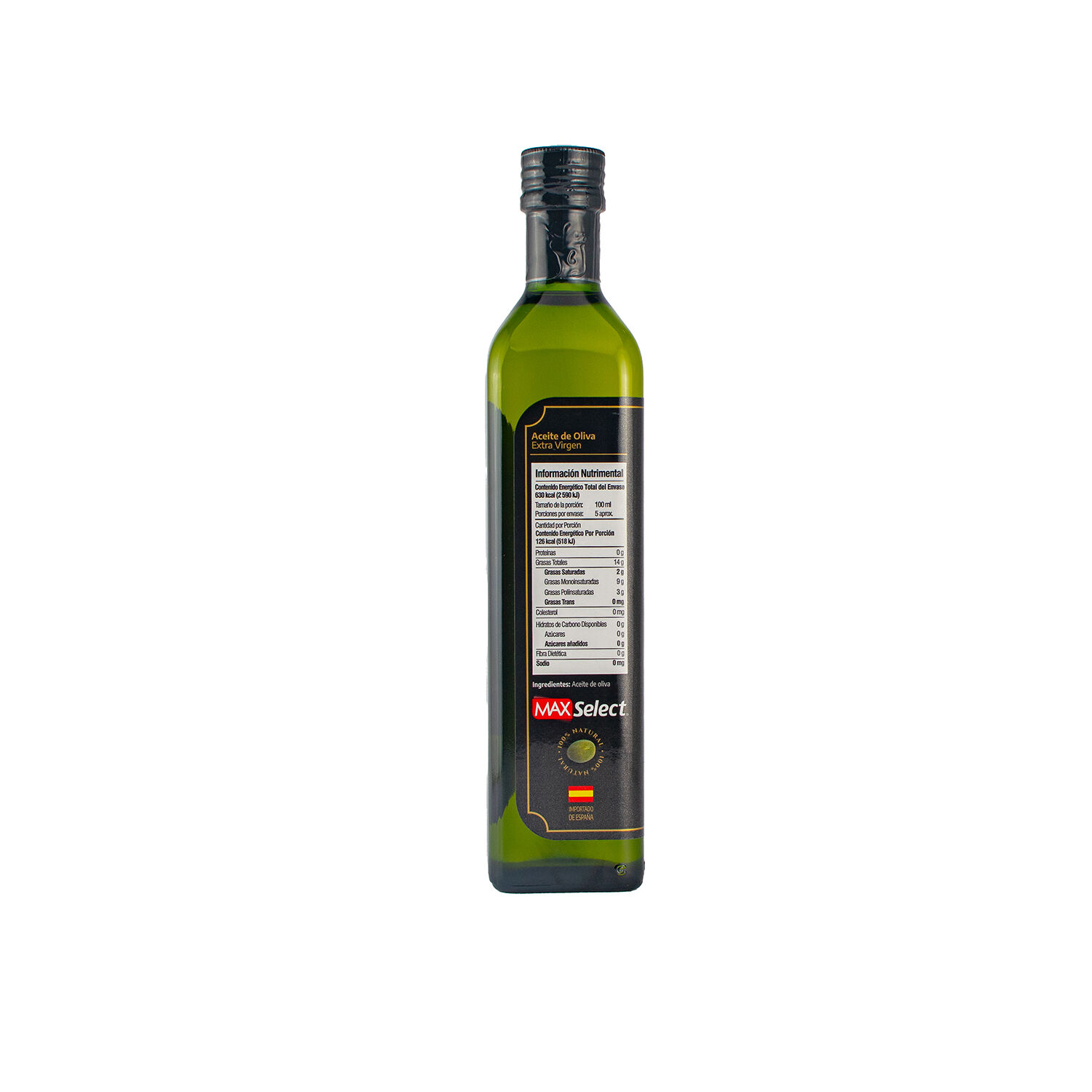 Aceite De Oliva Extra Virgen Max Select 500.0 Ml