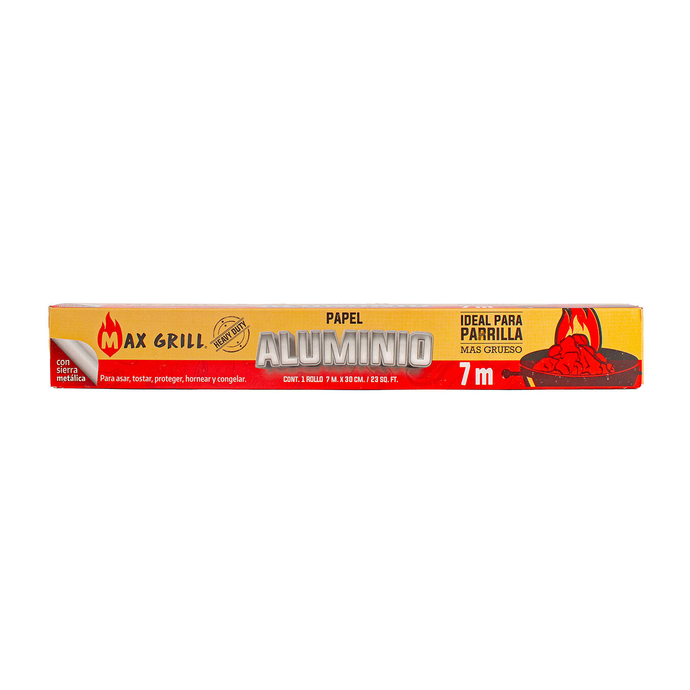 Papel Aluminio Max Grill 7.0 Mt