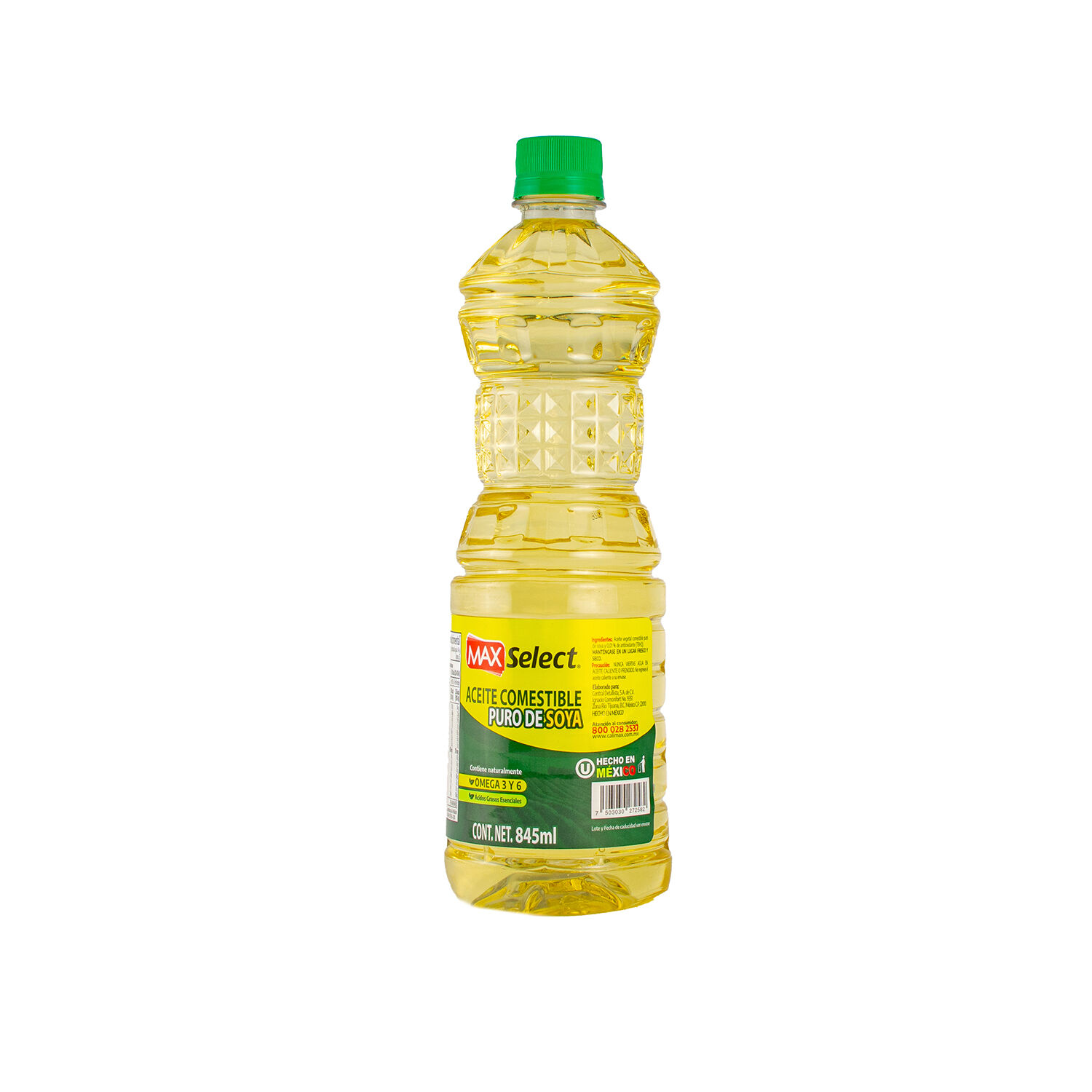 Aceite Puro De Soya Max Select 845.0 Ml