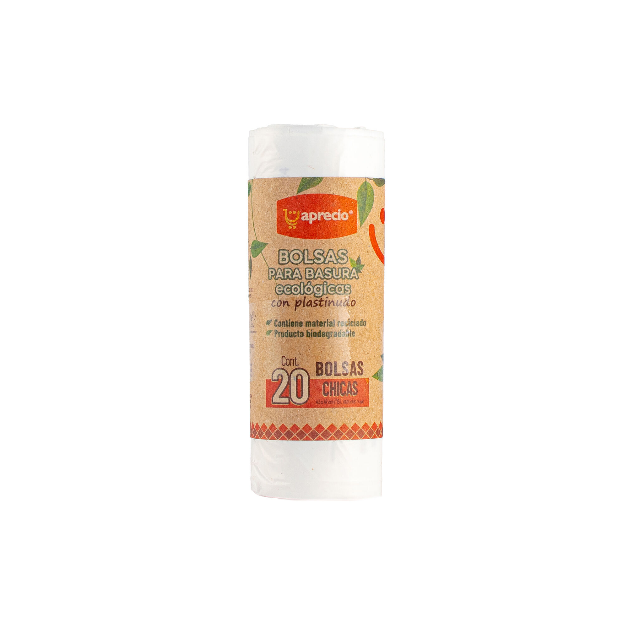 Bolsas P/basura Chica 43x47 Aprecio 20.0 Pza
