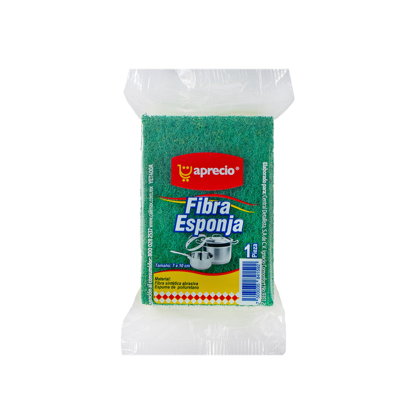 Fibra Esponja Aprecio 1.0 Pza
