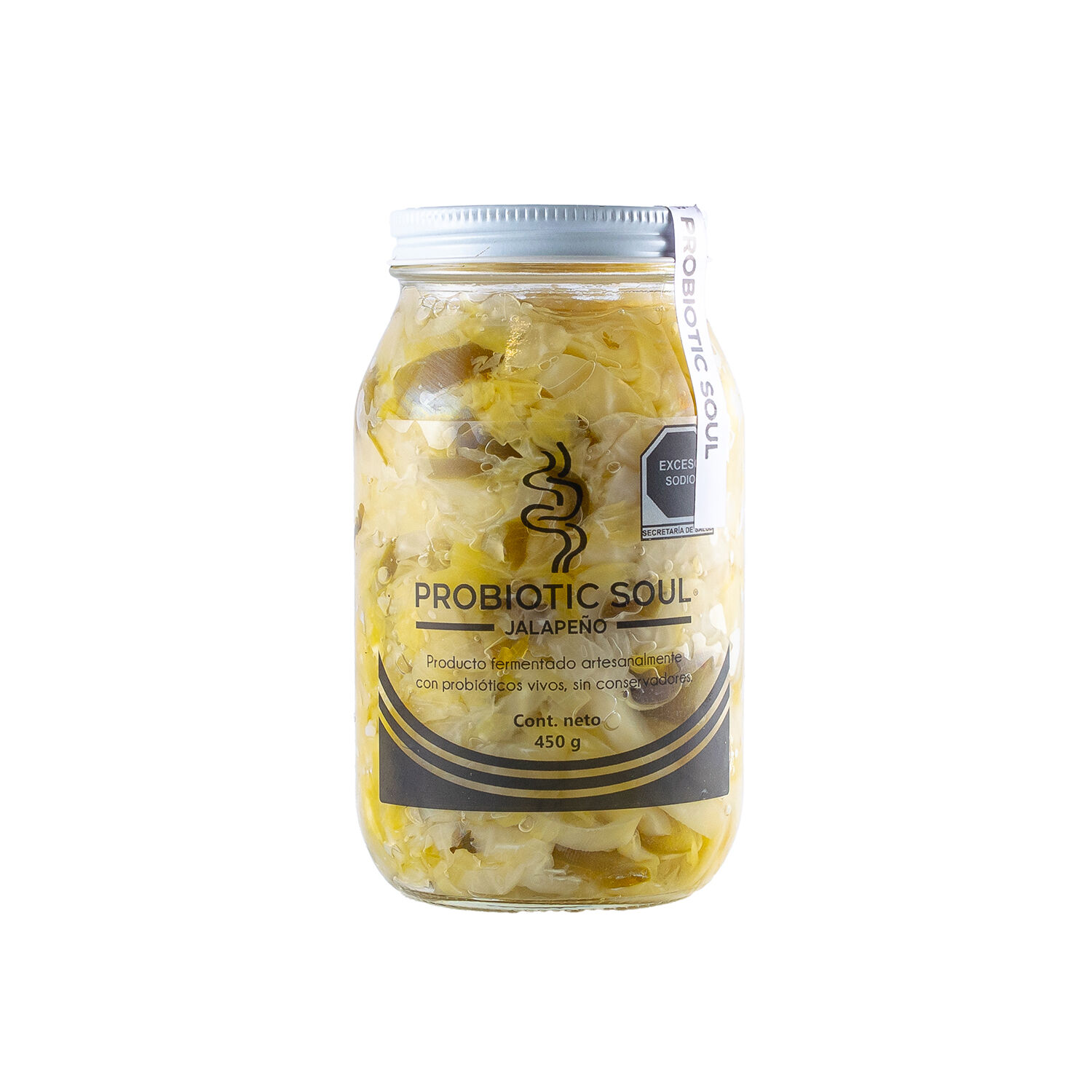 Sauerkraut De Jalapeño Probiotic Soul 450.0 Gr