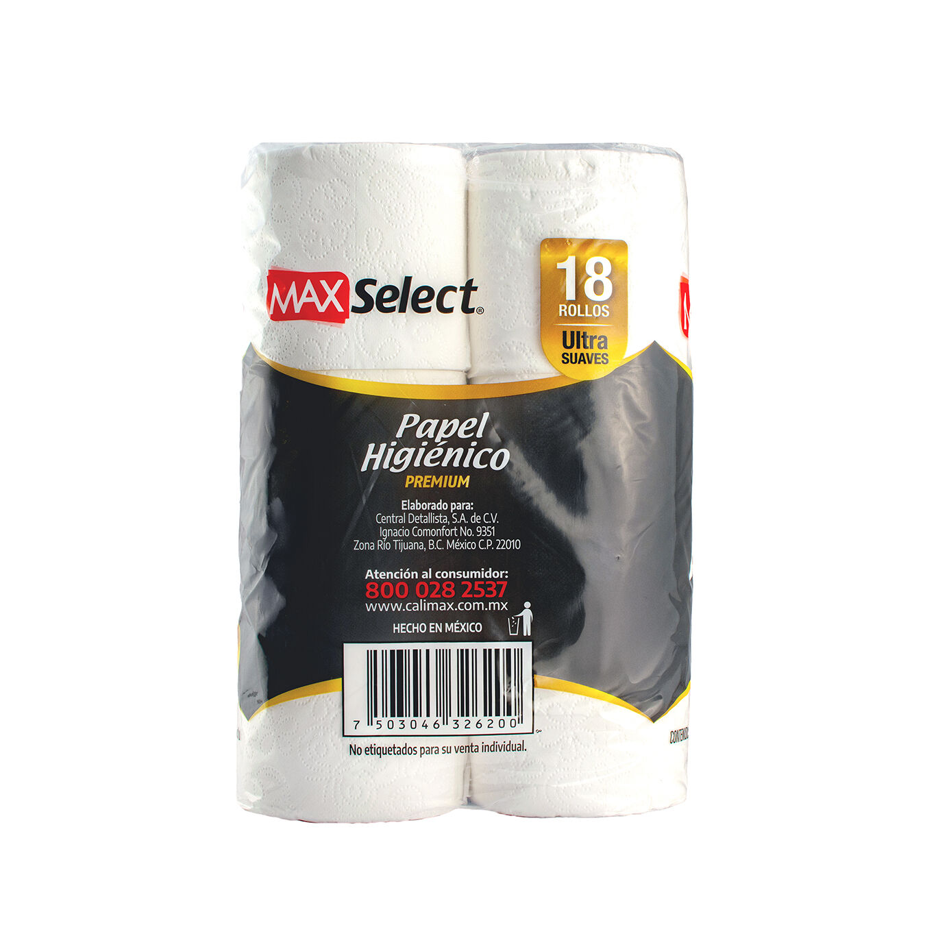 Papel Higienico Premium 300hd Max Select 18.0 Rollo