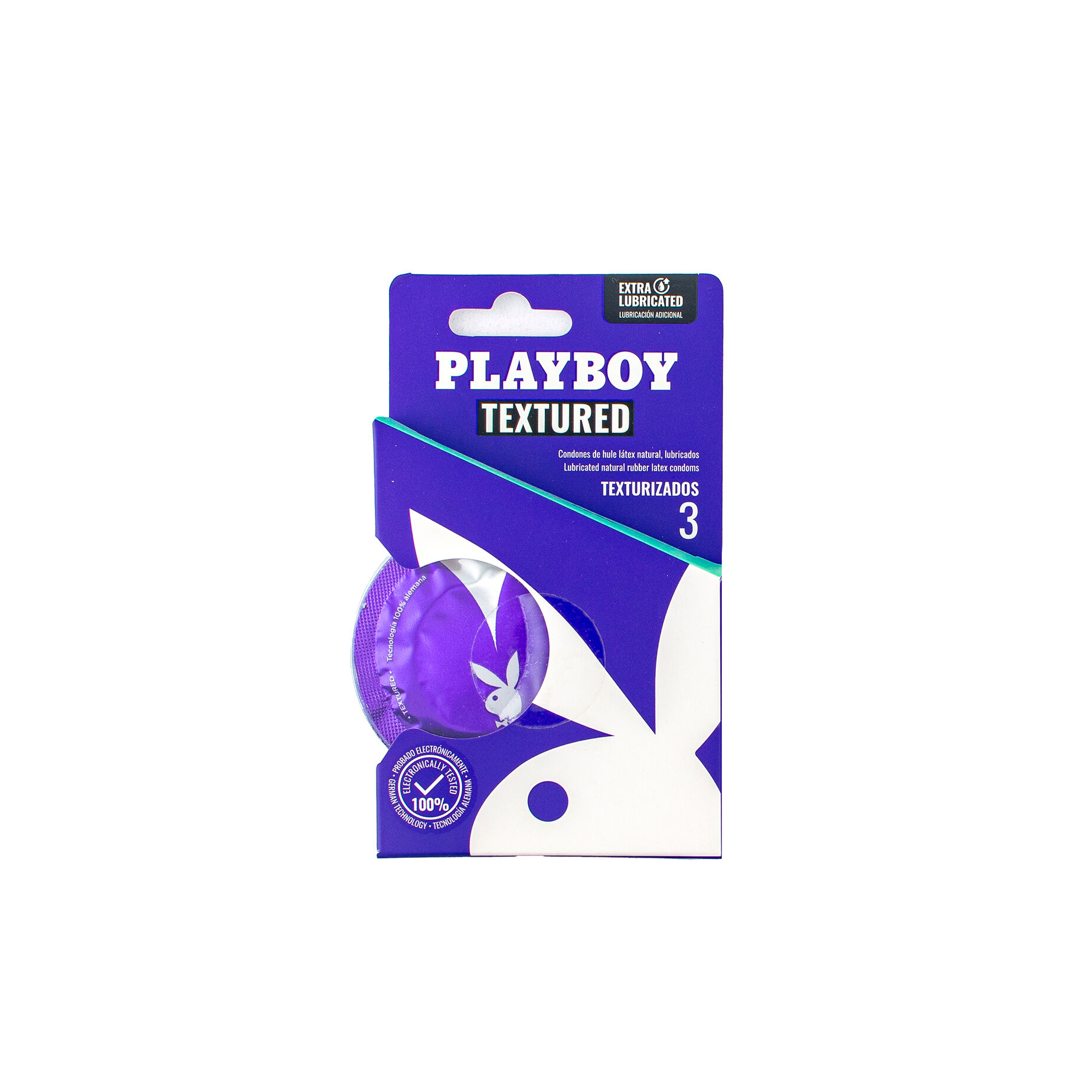 Preservativo Texturizado Playboy 3.0 Pza