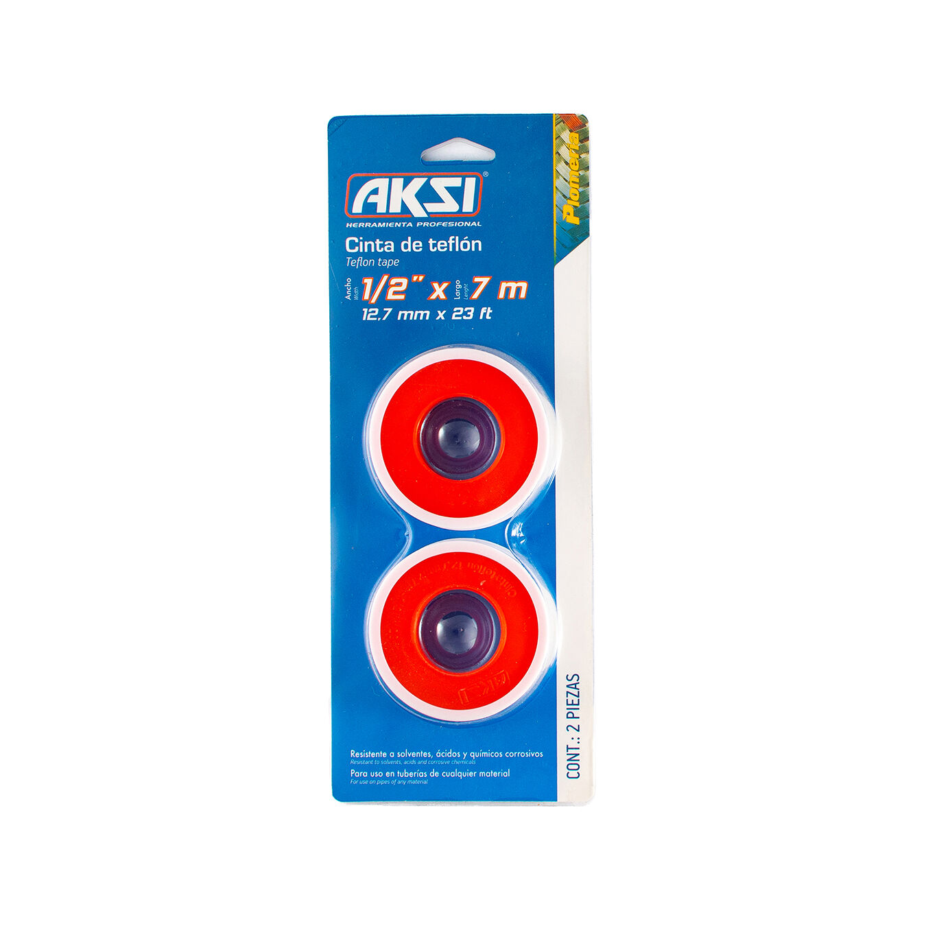 Cinta Teflon Pack Blister Aksi 1.0 Pza