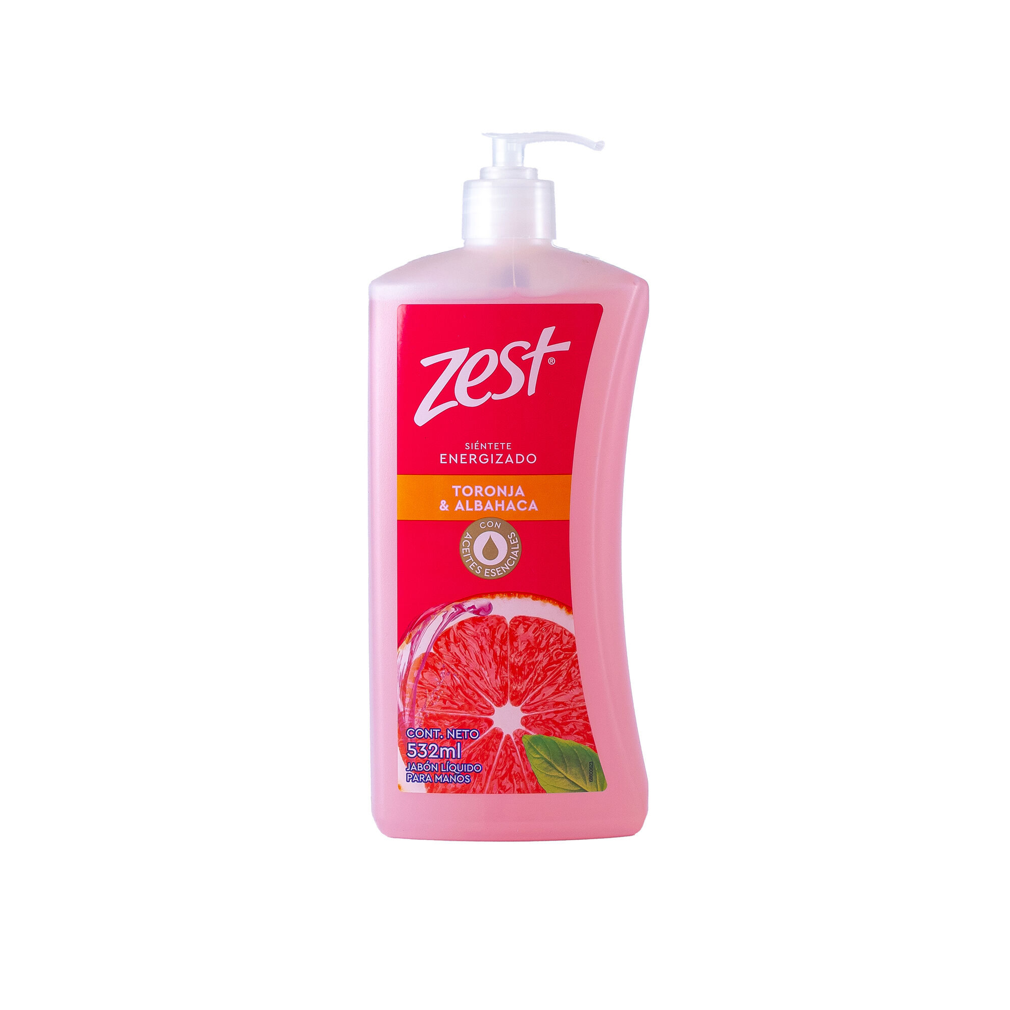 Jabon Liquido Toronja Y Albaca Zest 532.0 Ml