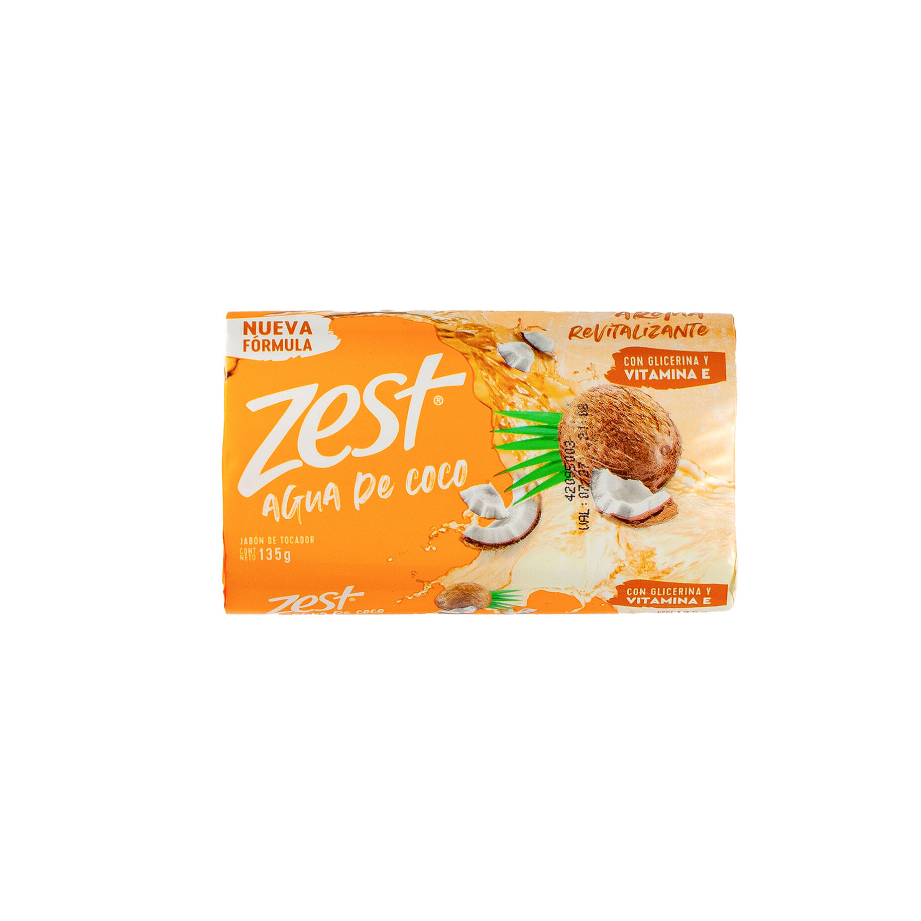 Jabon Agua De Coco Zest 135.0 Gr