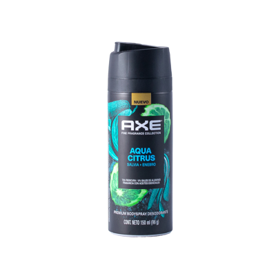 Desodorante En Aerosol Aqua Citrus 150 Ml Axe 1.0 Pza
