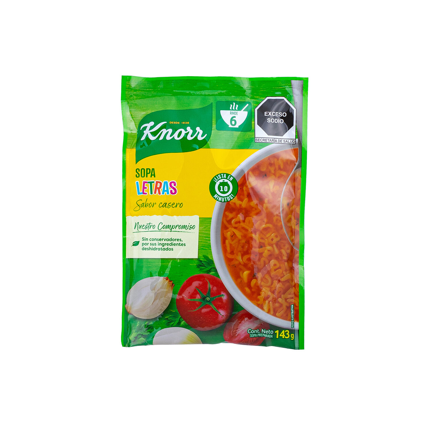 Sopa Letras Knorr 143.0 Gr