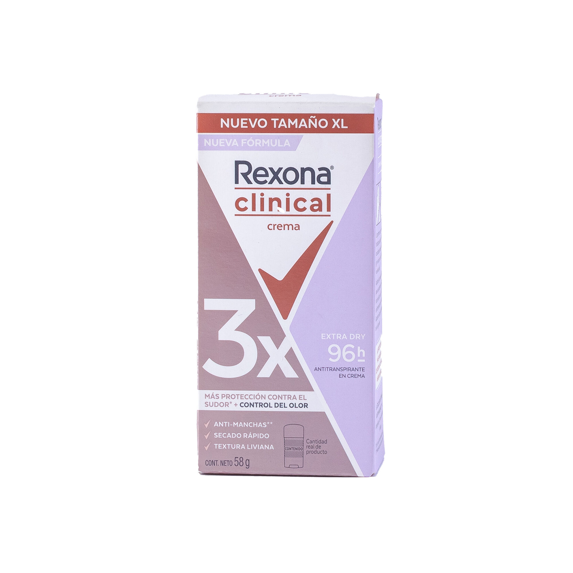 Antitranspirante Extra Dry Rexona Clinical 58.0 Gr