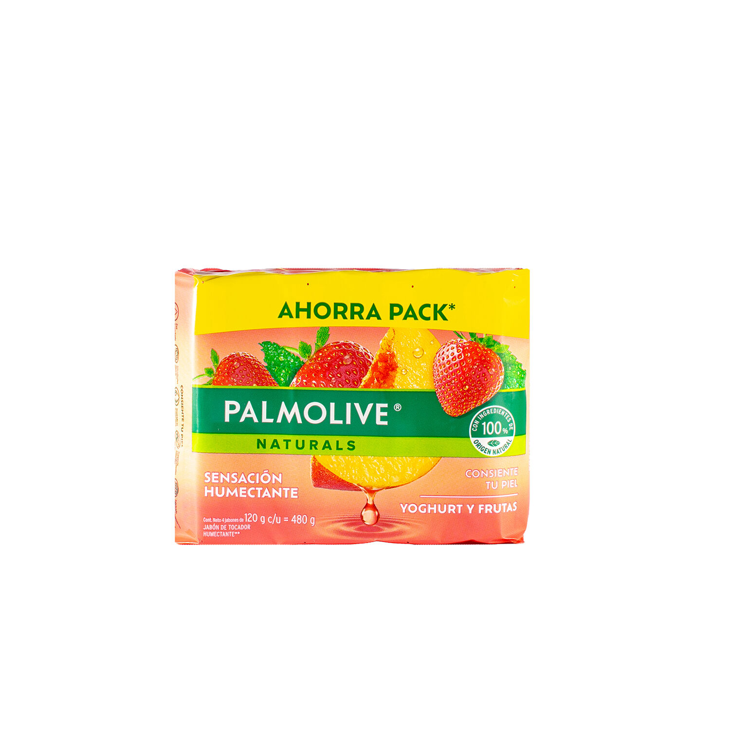 Jabon En Barra Yoghurt Y Frutas Palmolive 4.0 Pza