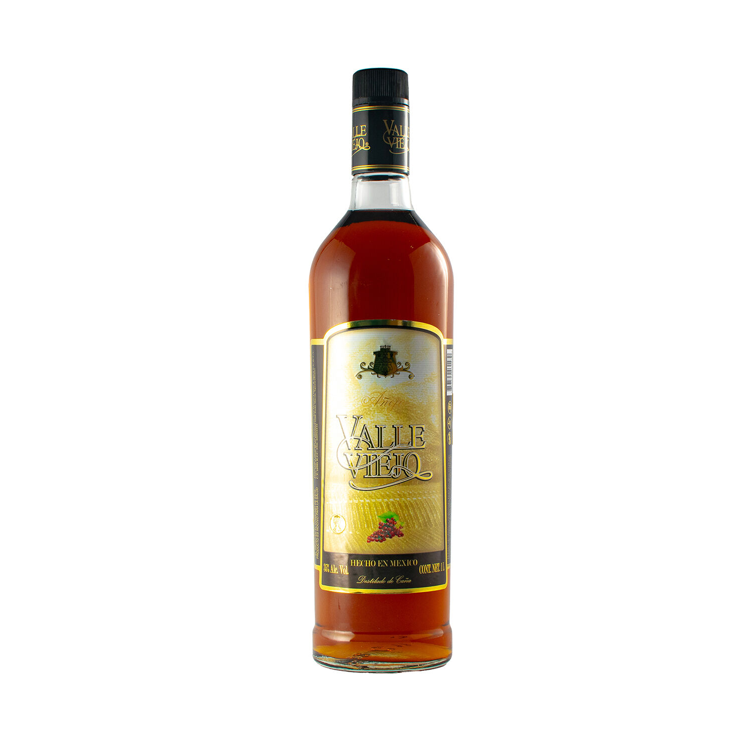 Destilado De Uva Añejo +200 Ml Valle Viejo 1.0 Lt