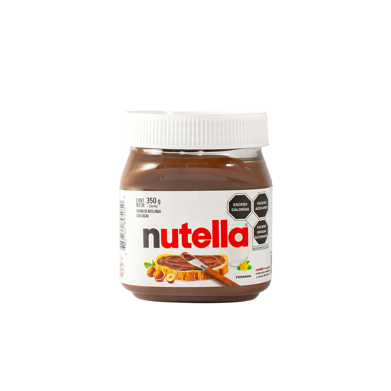 Crema Avellanas Cacao Y Leche Nutella 350 0 Gr