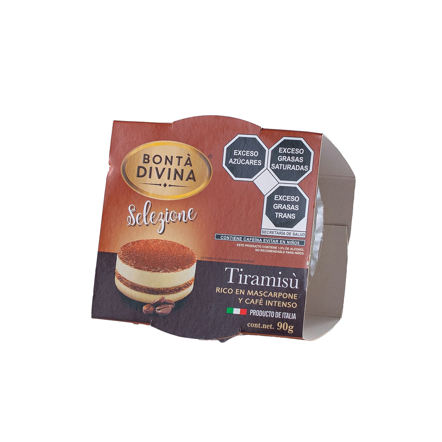 Pastel Tiramisu Selecto Bonta Divina 90.0 Gr