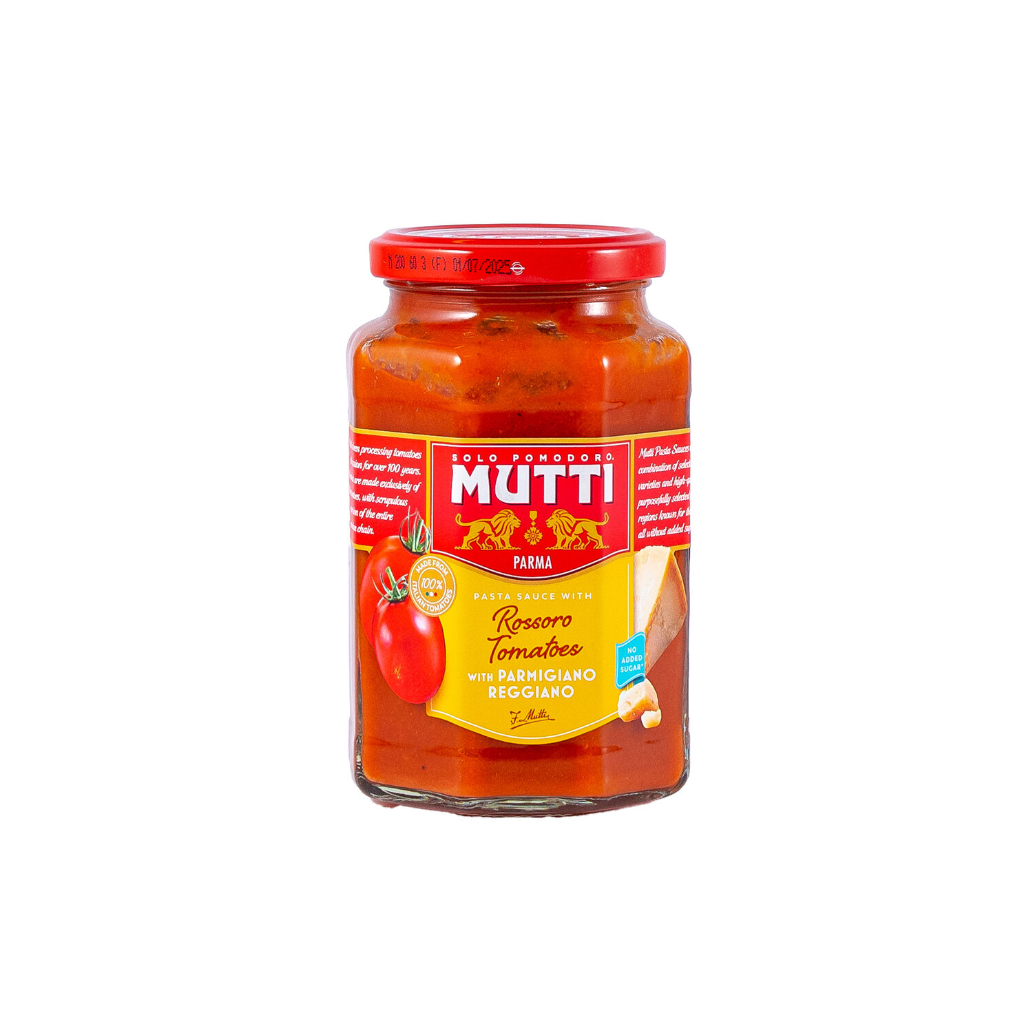 Salsa De Tomate Con Queso Parmigiano Reggiano Mutti 400.0