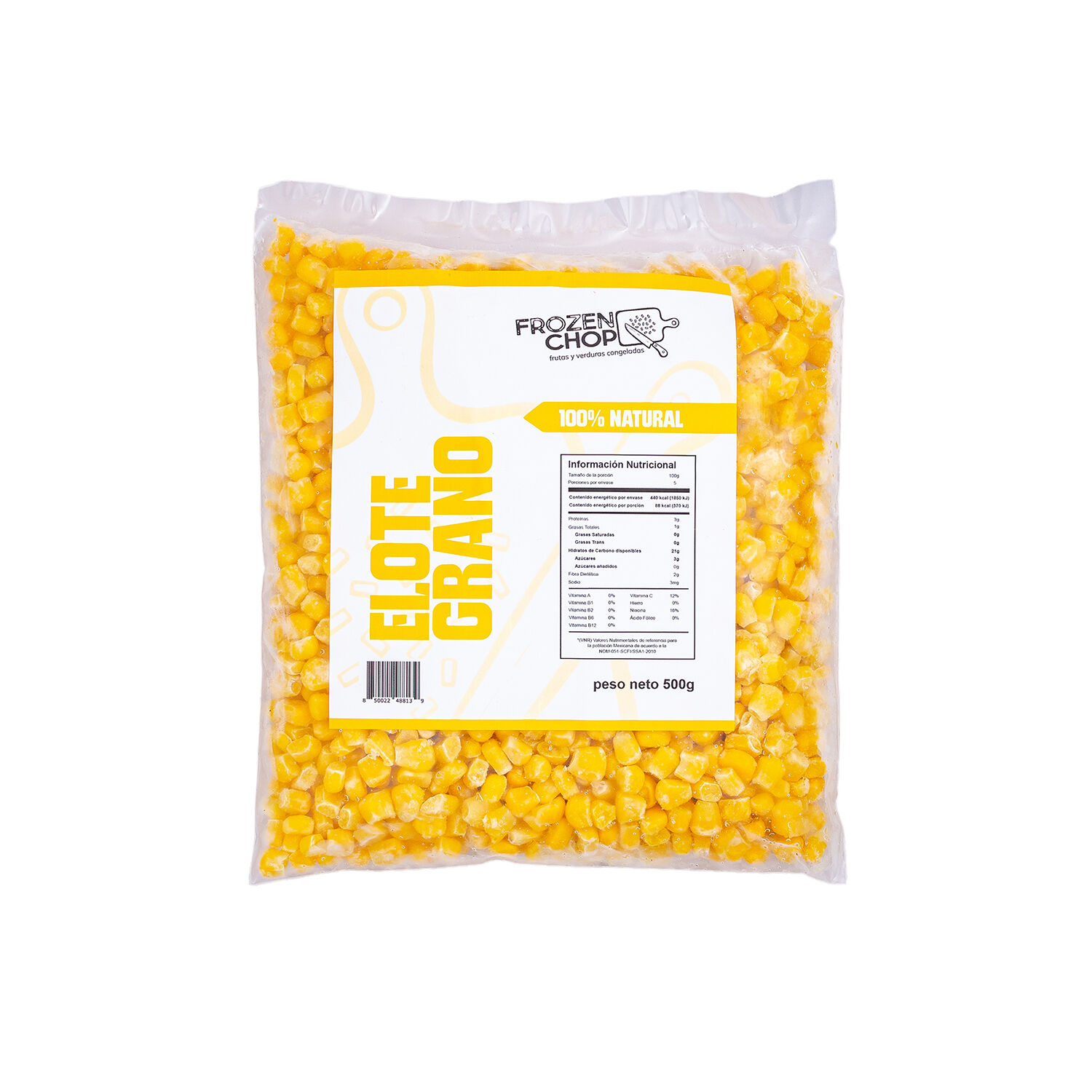 Elote En Grano Frozen Chop 500.0 Gr