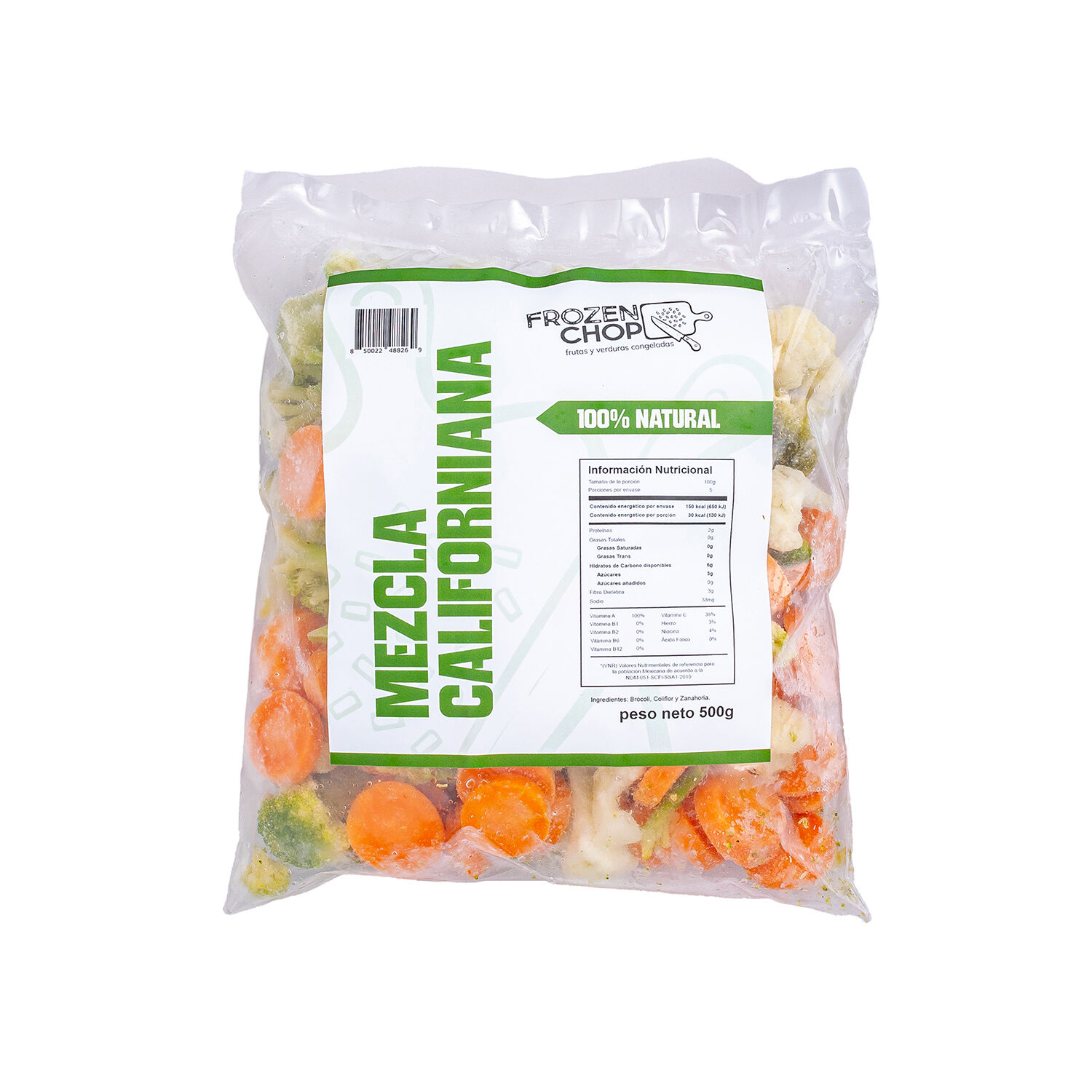 Mezcla California Frozen Chop 500.0 Gr