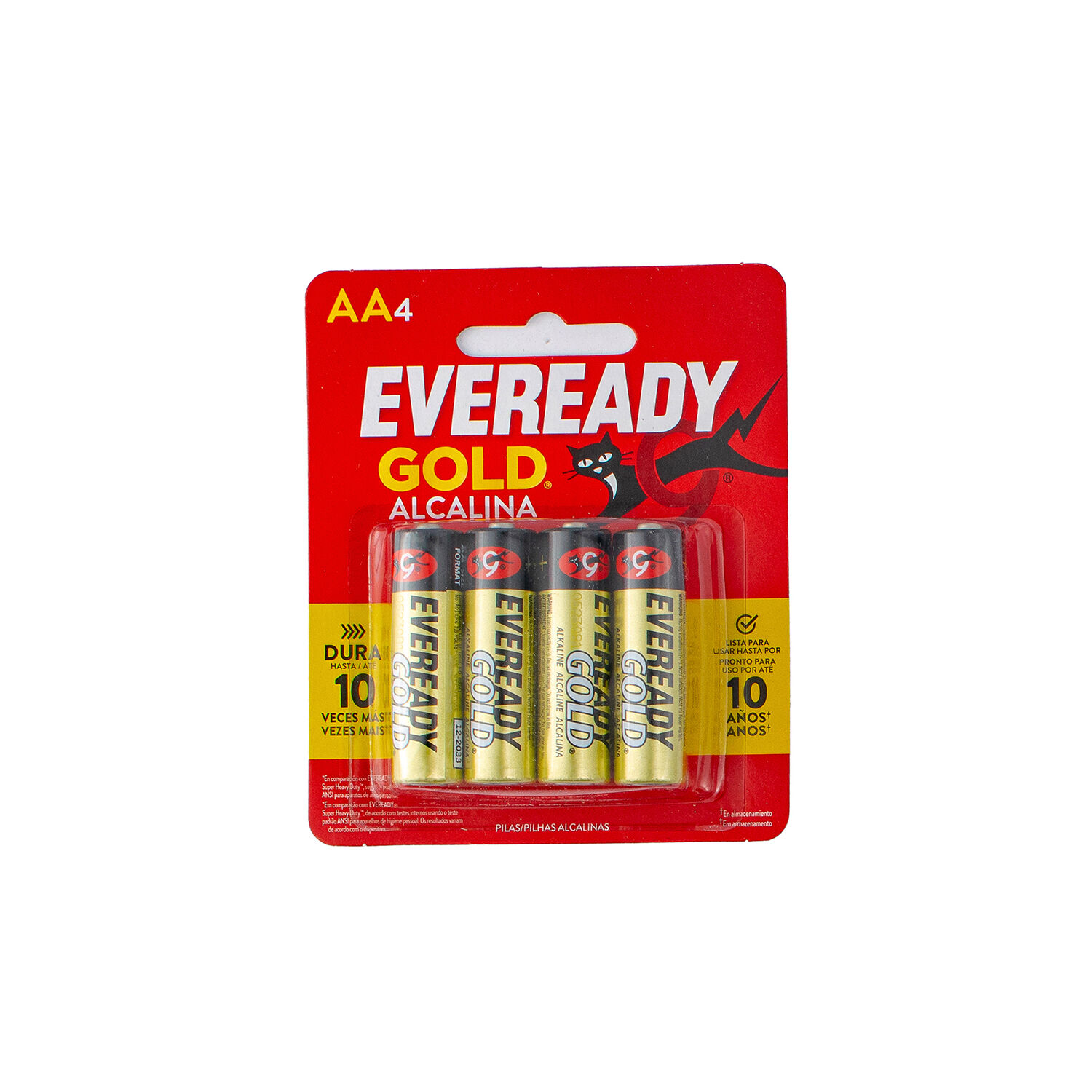 Pilas Aa Bp4 Eveready Gold 4.0 Pza