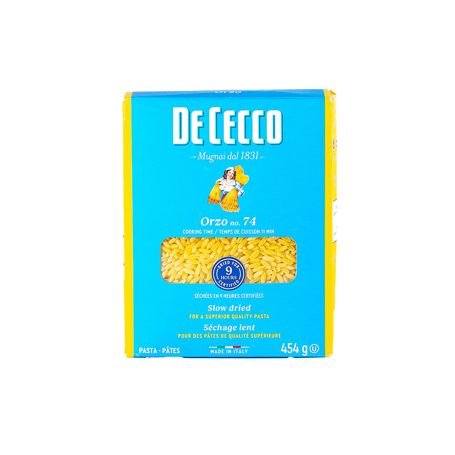 Pasta Orzo De Semola De Cecco 454.0 Gr