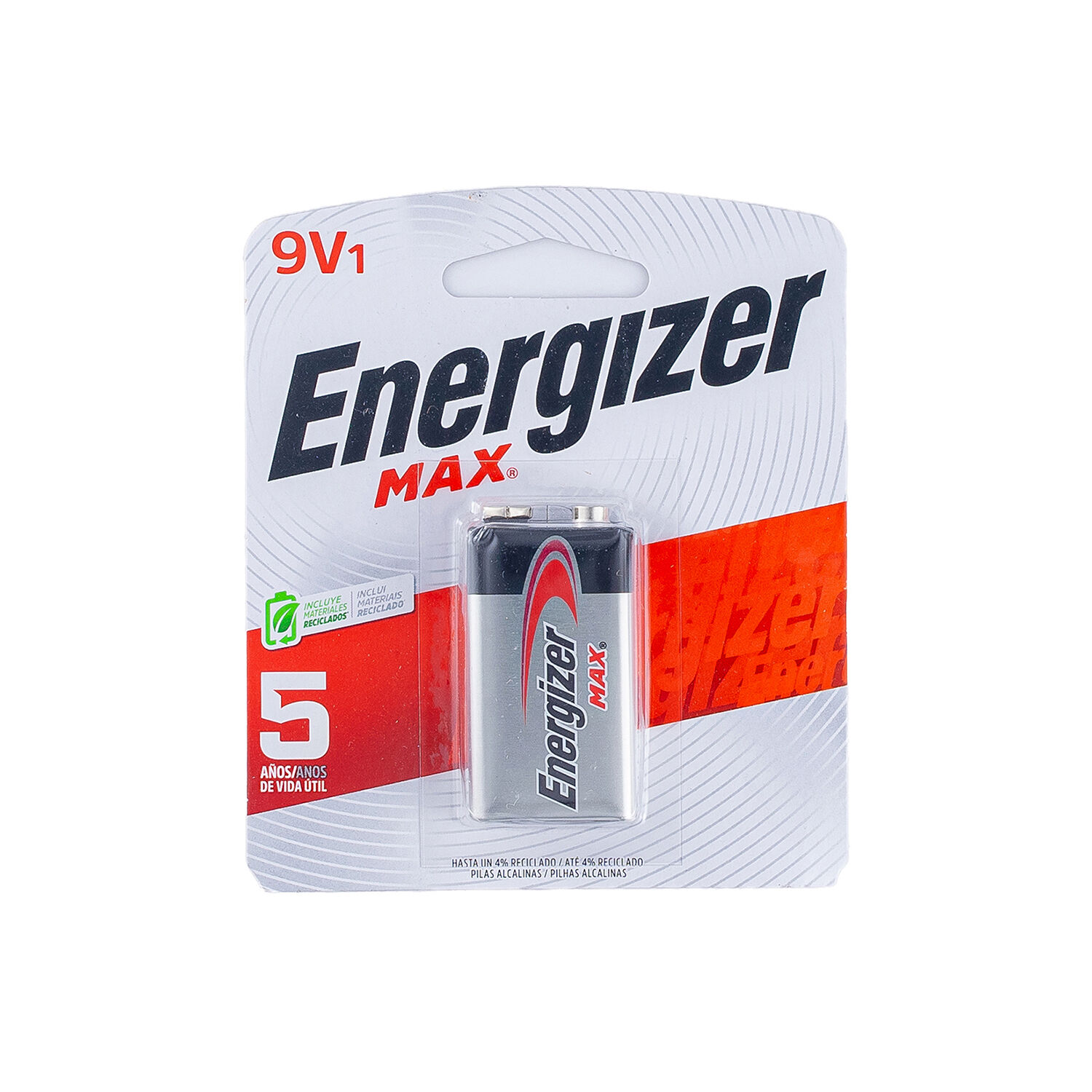 Pila 9v Energizer 1.0 Pza