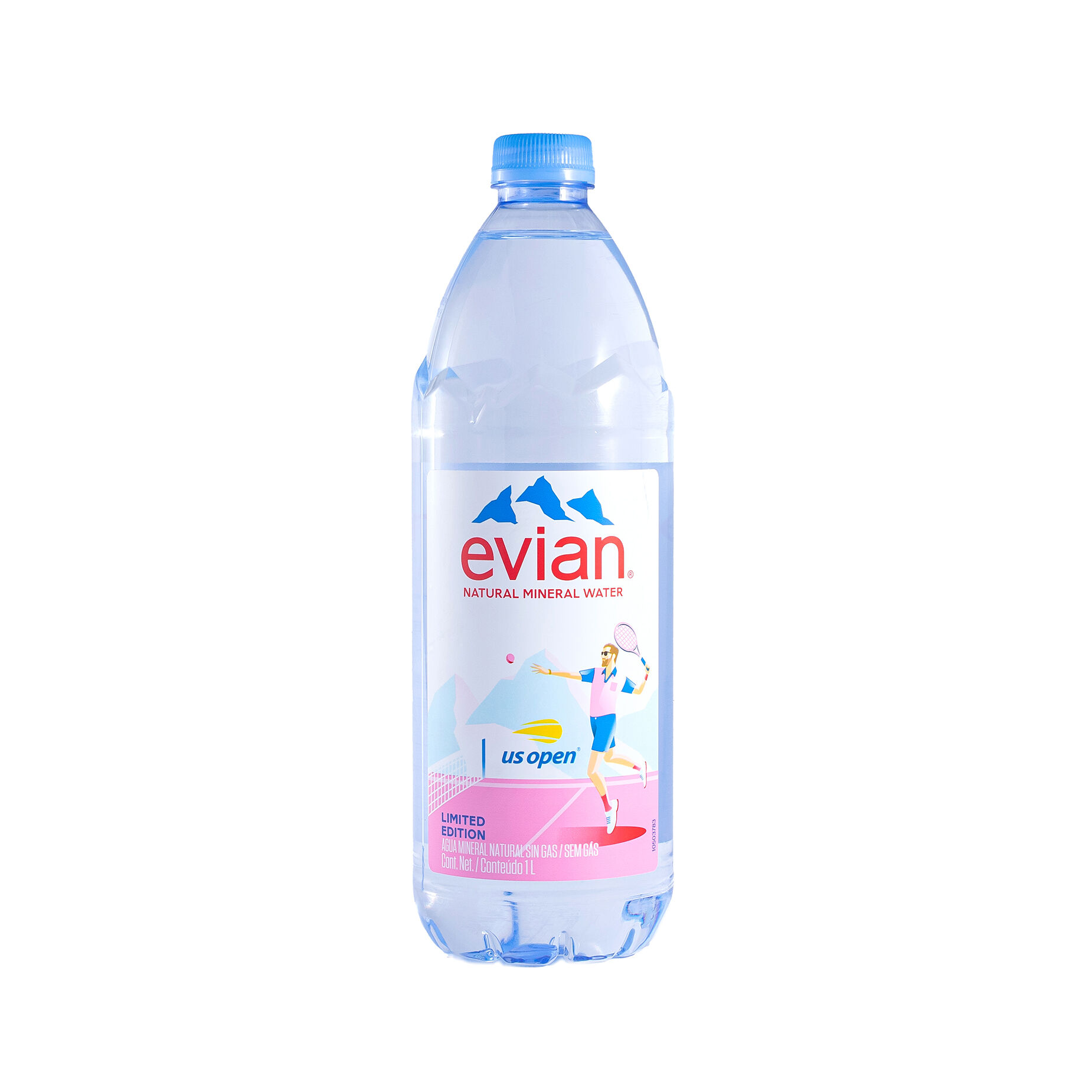 Agua Natural De Manantial Evian 1 Lt
