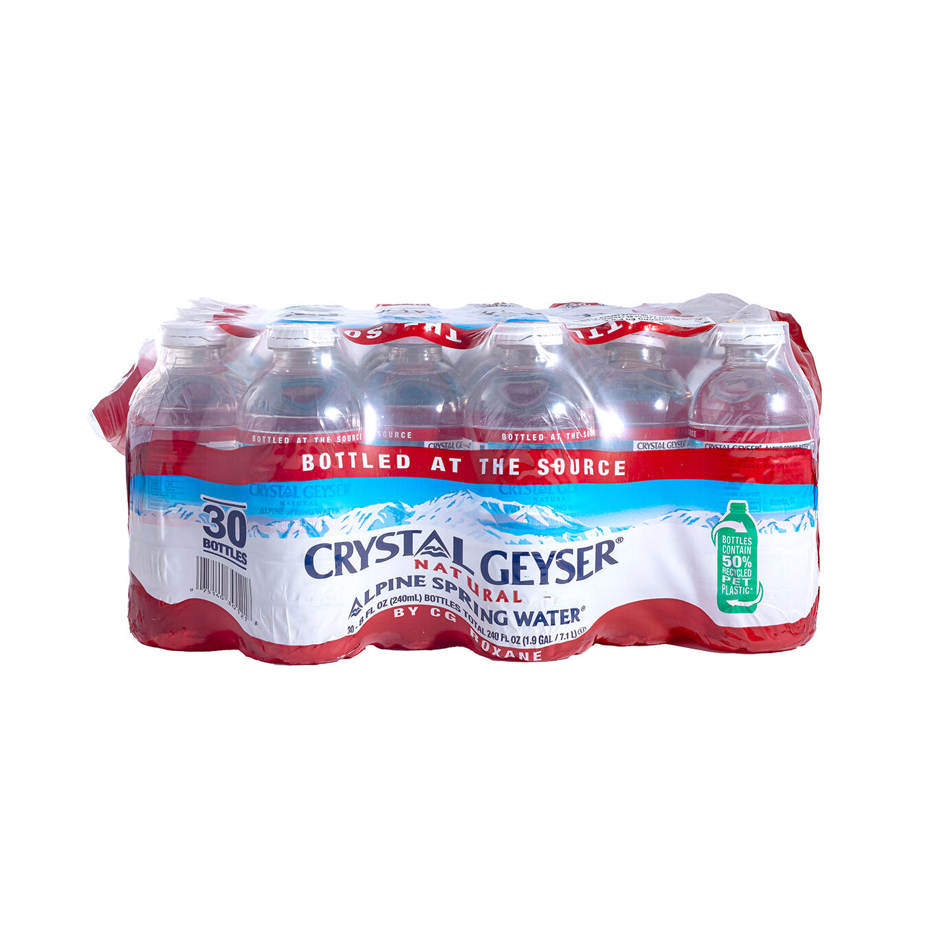Spring Water 30 Pack Crystal Geyser 8.0 Oz