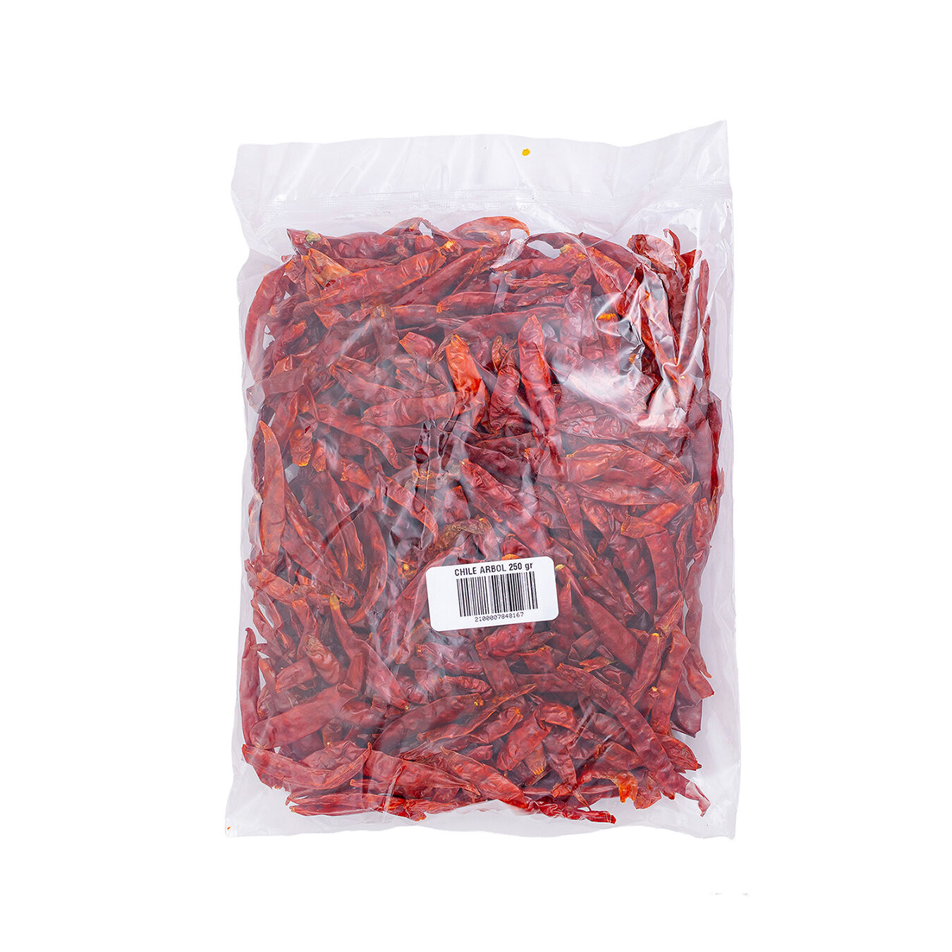 Chile De Arbol Seco Sin Marca 250.0 Gr