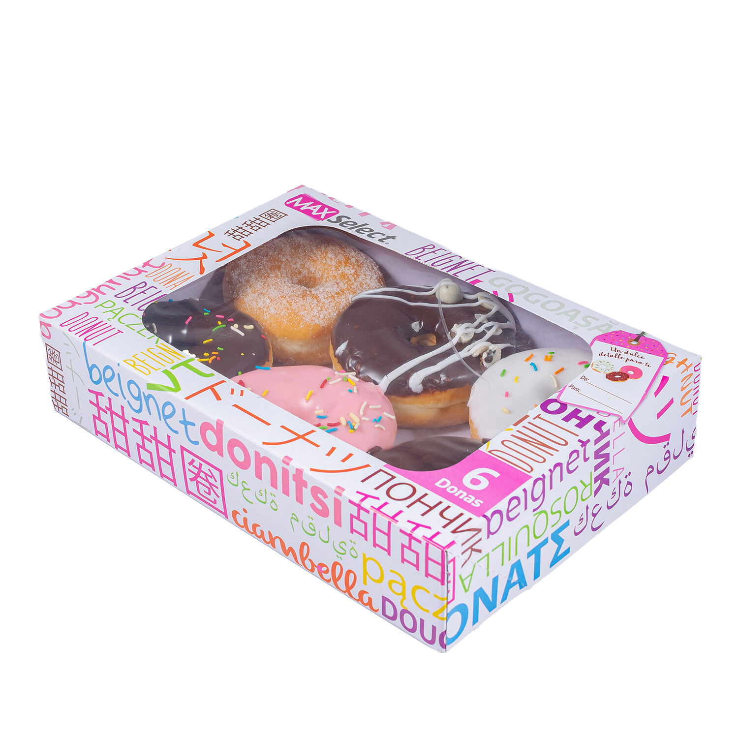 Caja De Donas 6 Pz Pantor 1.0 Pza
