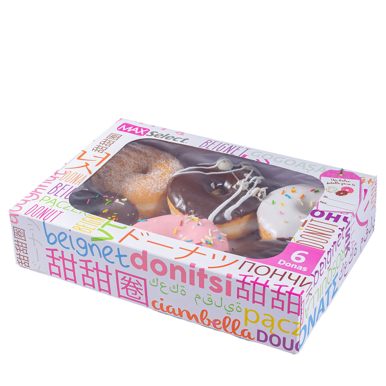 Caja De Donas 6 Pz Pantor 1.0 Pza