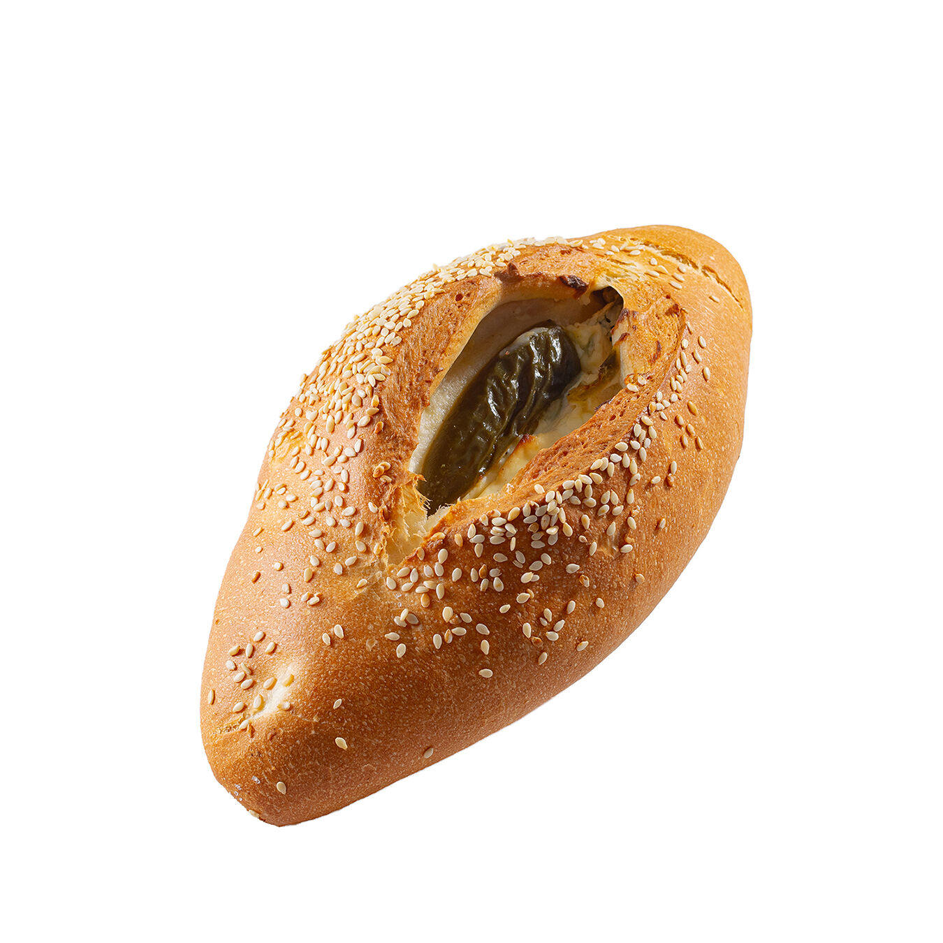 Bolillo Con Queso Y Jalapeño Pantor 1.0 Pza