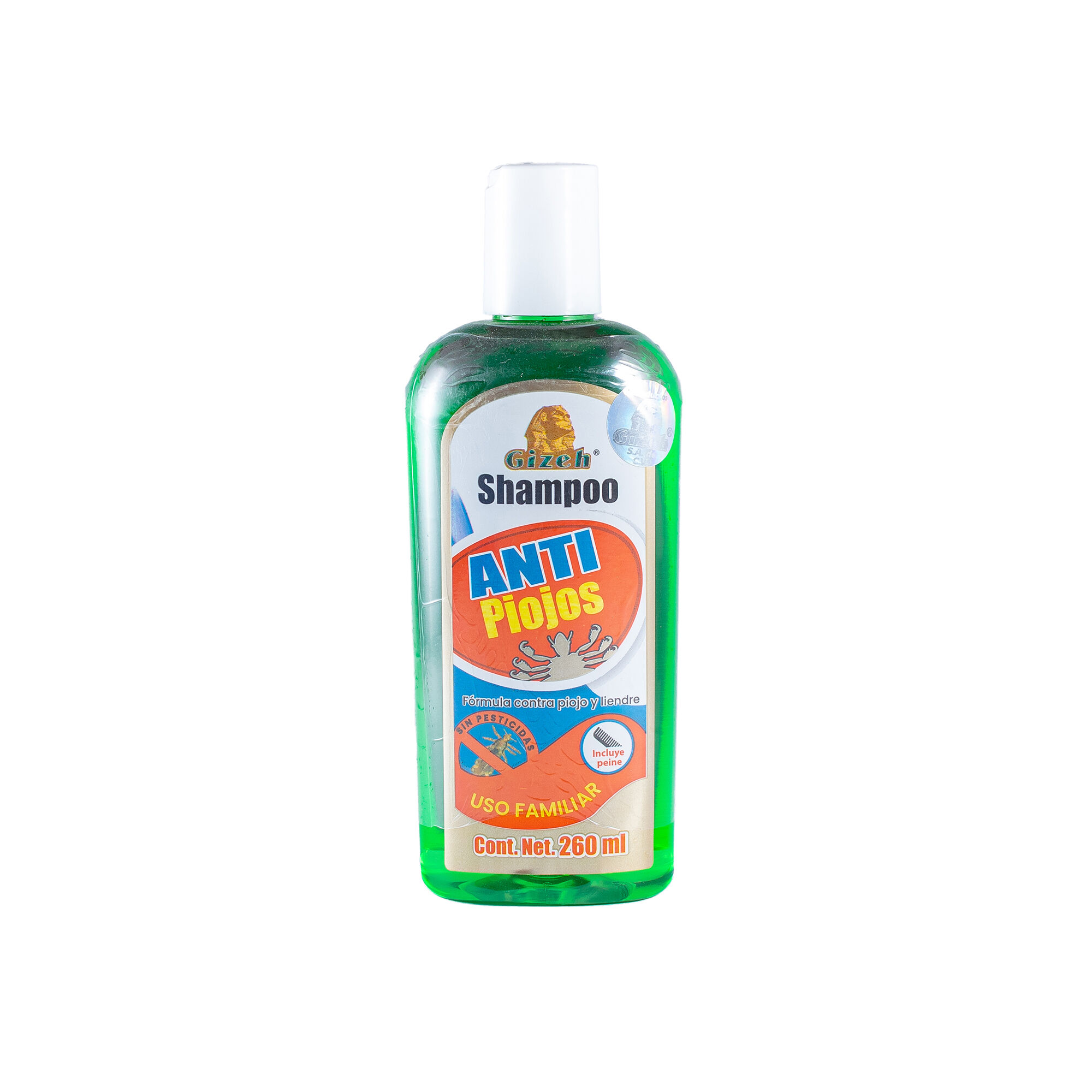 Shampoo Anti Piojos Gizeh 260 0 Ml