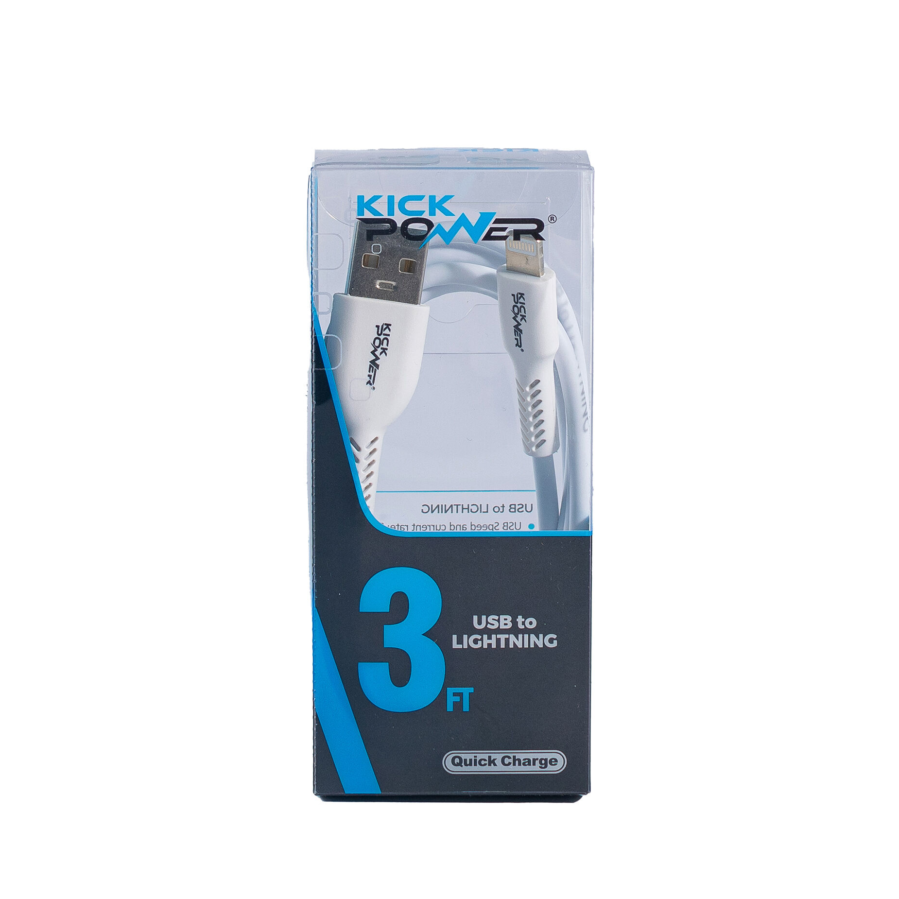 Cable V Plus Usb A Iphone Premium Kickpower 1.0 Pza