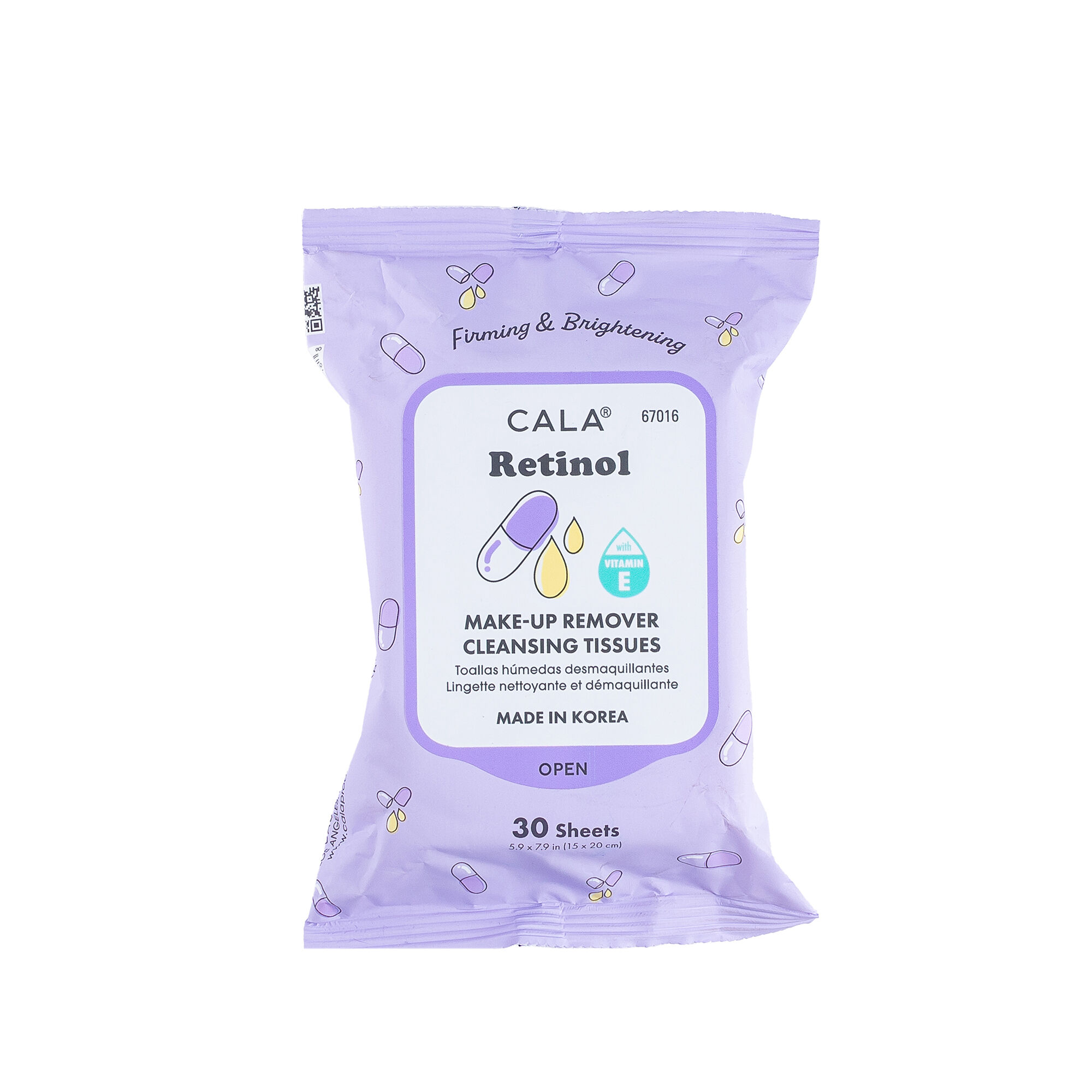 Retinol Make Up Remover Cleansing Cala 30.0 Pza