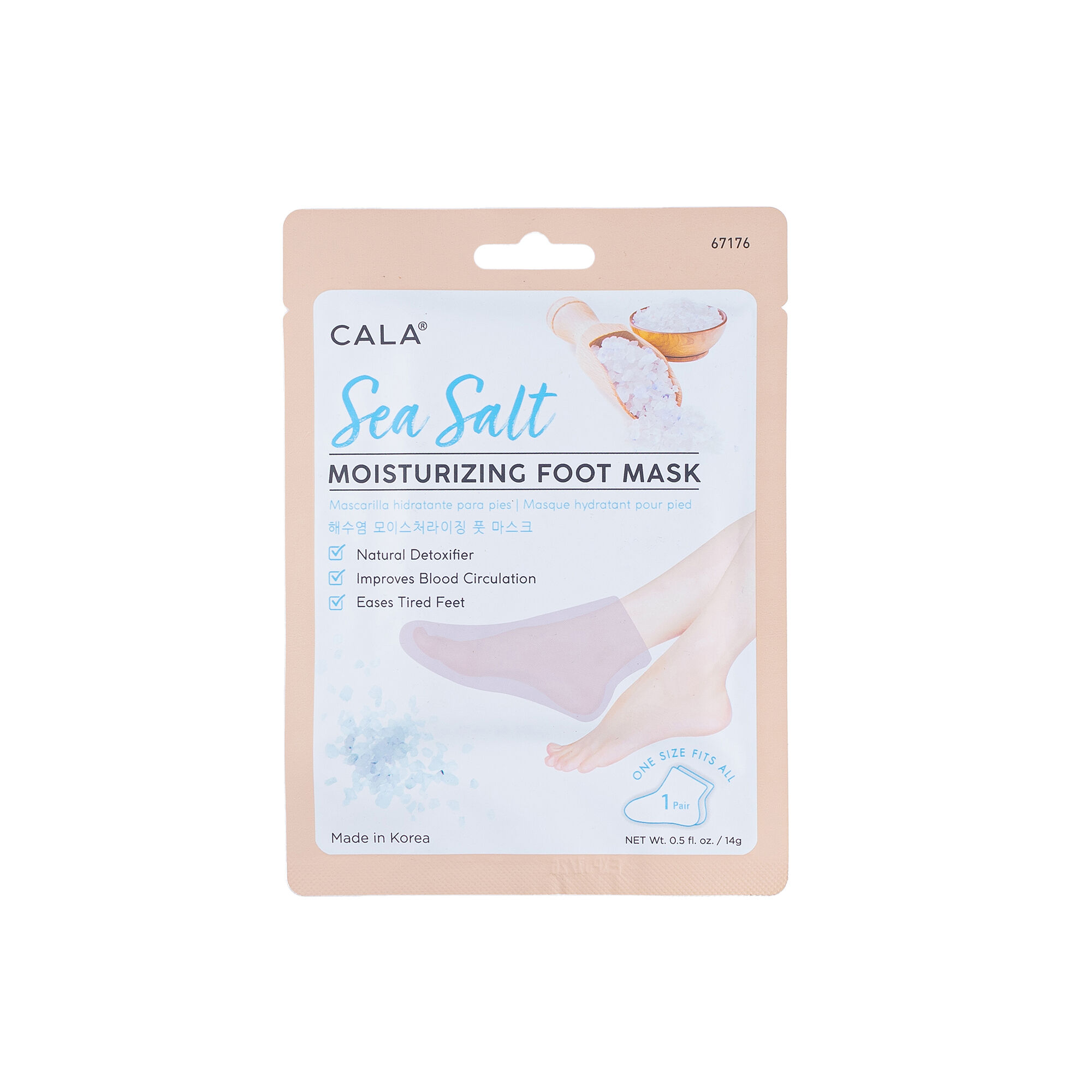 Sea Salt Foot Mask Cala 1.0 Pza