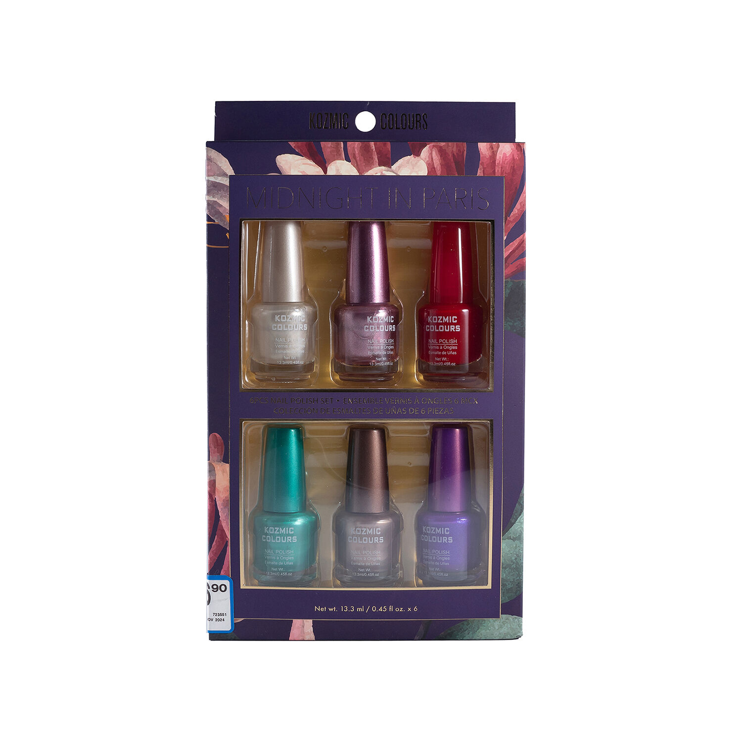 Kit De Esmaltes Kozmic Colours 6.0 Pza