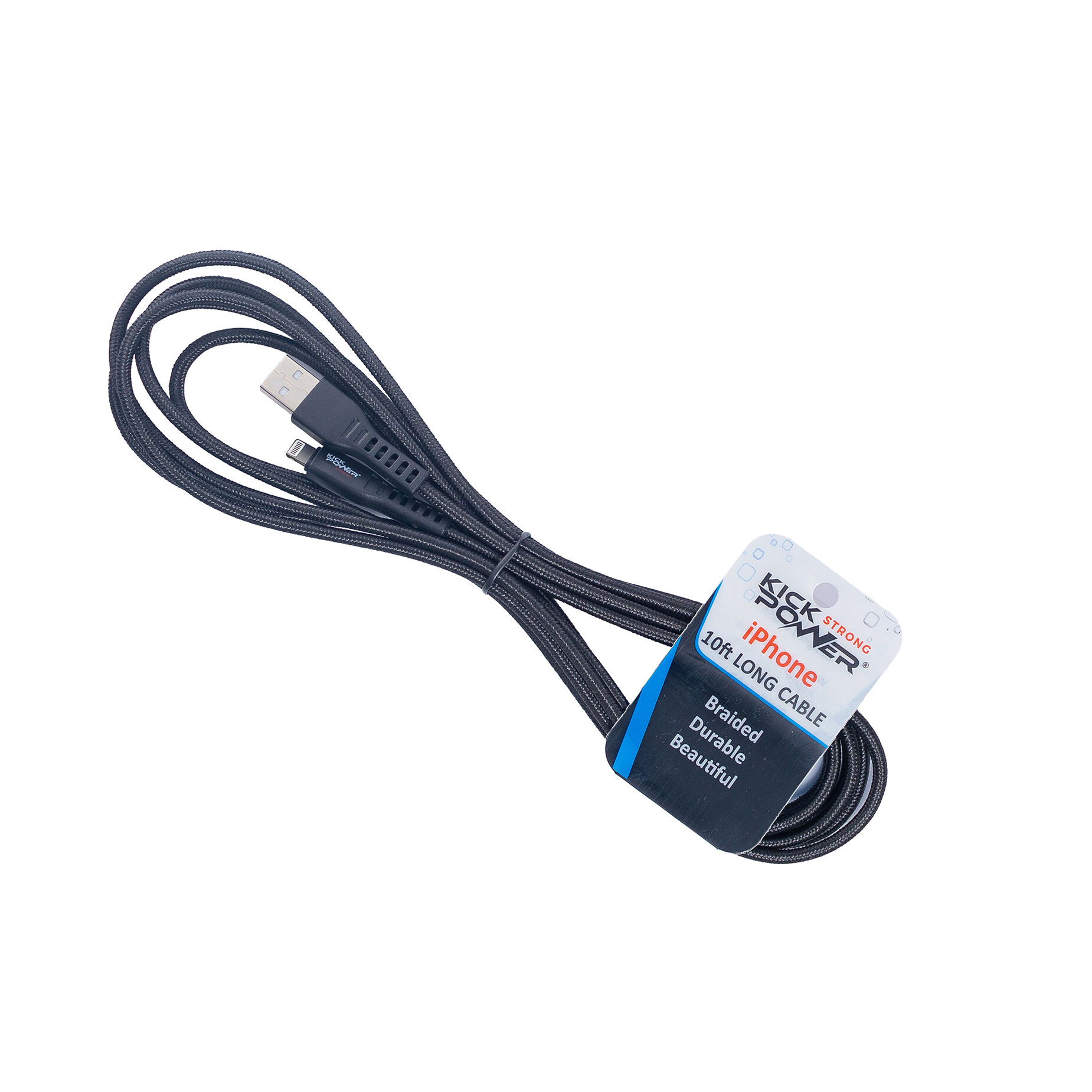 Cable 10 Pies Iphone Kickpower 1.0 Pza