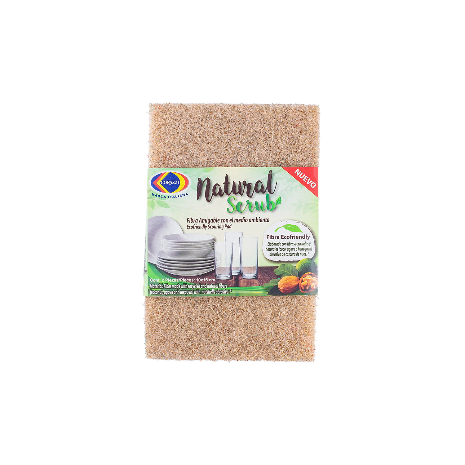 Fibra Natural Scrub Corazzi 2.0 Pza