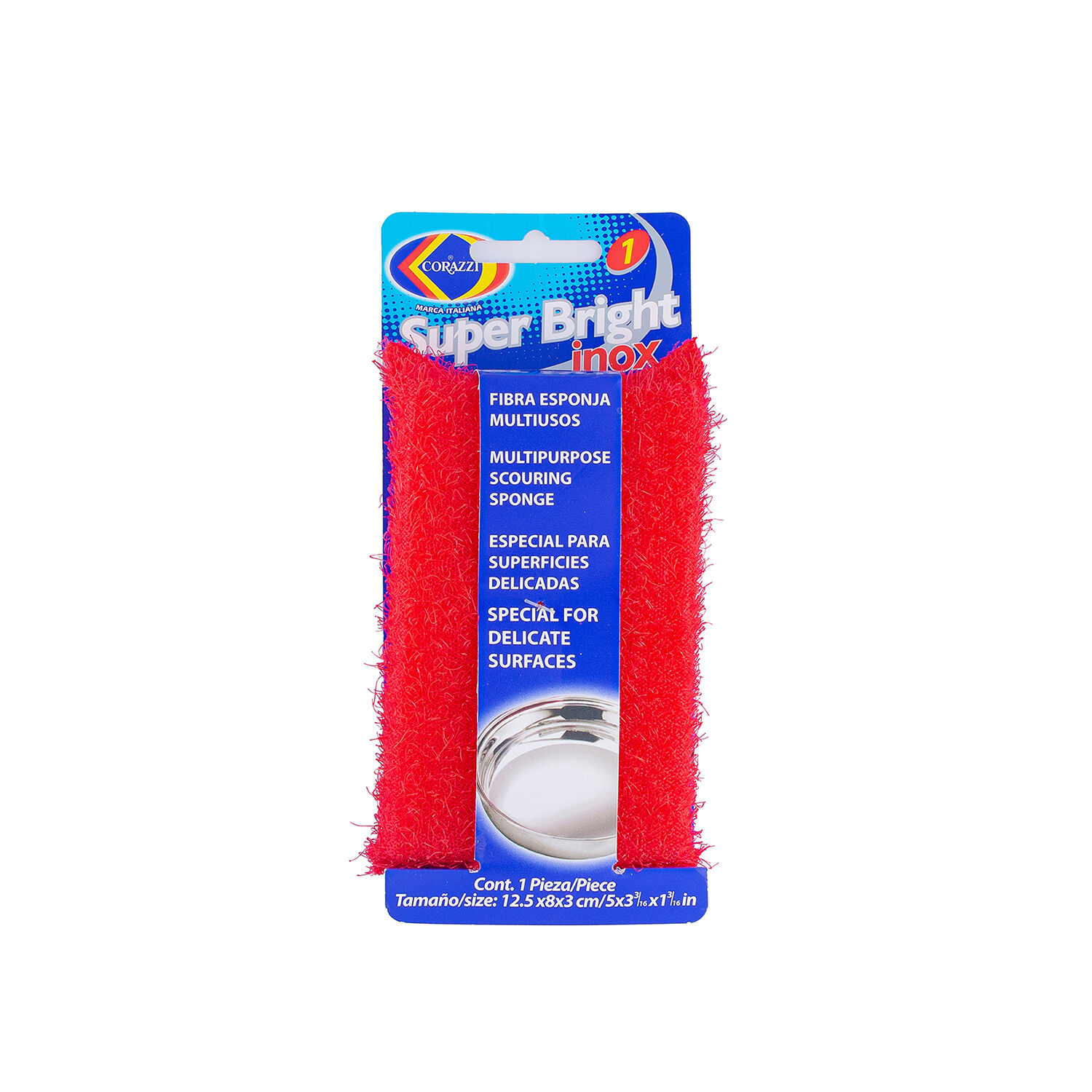 Fibra Esponja Multi Super Brigth Corazzi 1.0 Pza