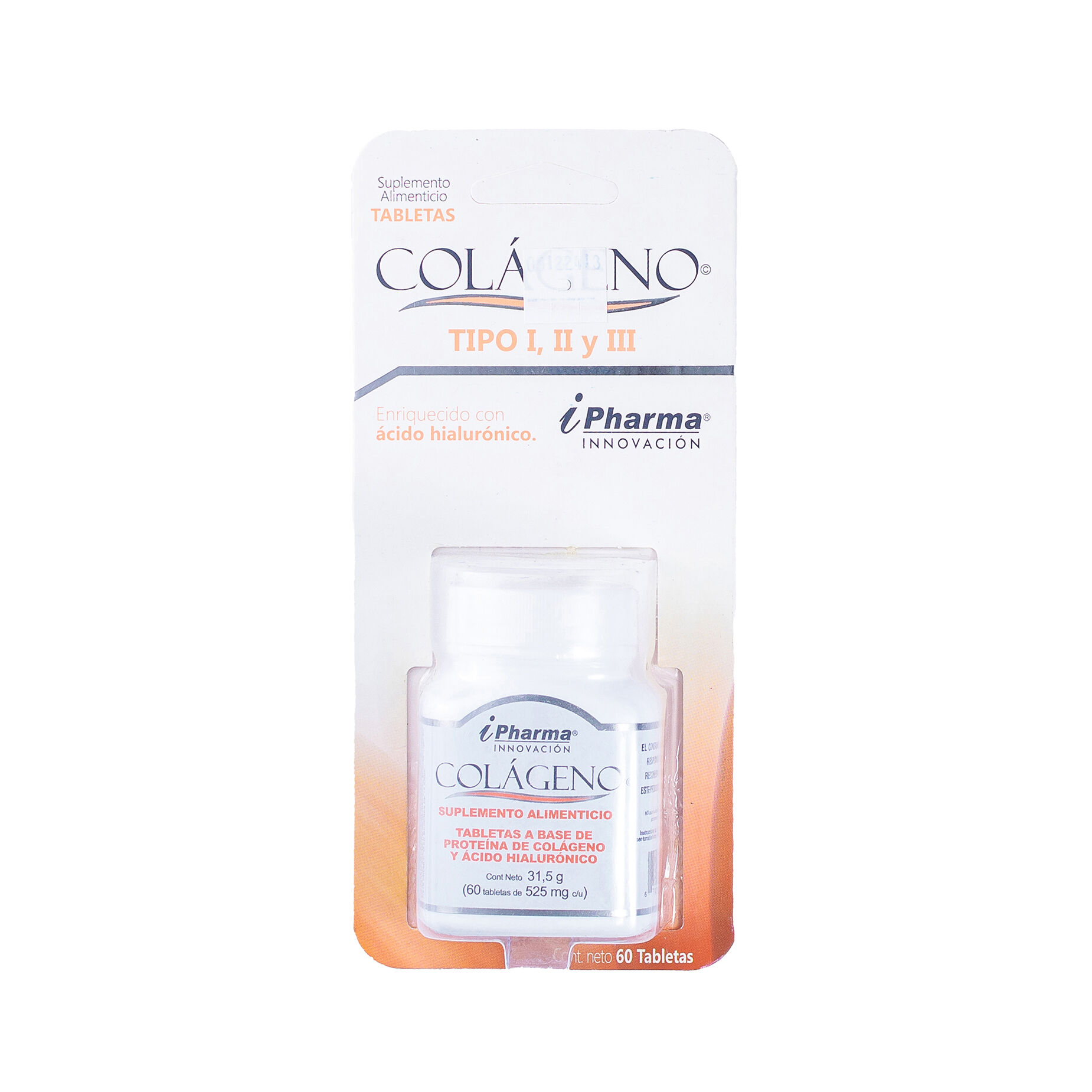 Colageno Acido Hialuronico Ipharma 60.0 Tab