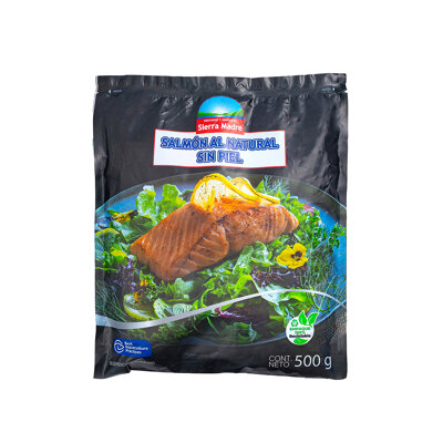 Salmon Natural Sin Piel Sierra Madre 500 G