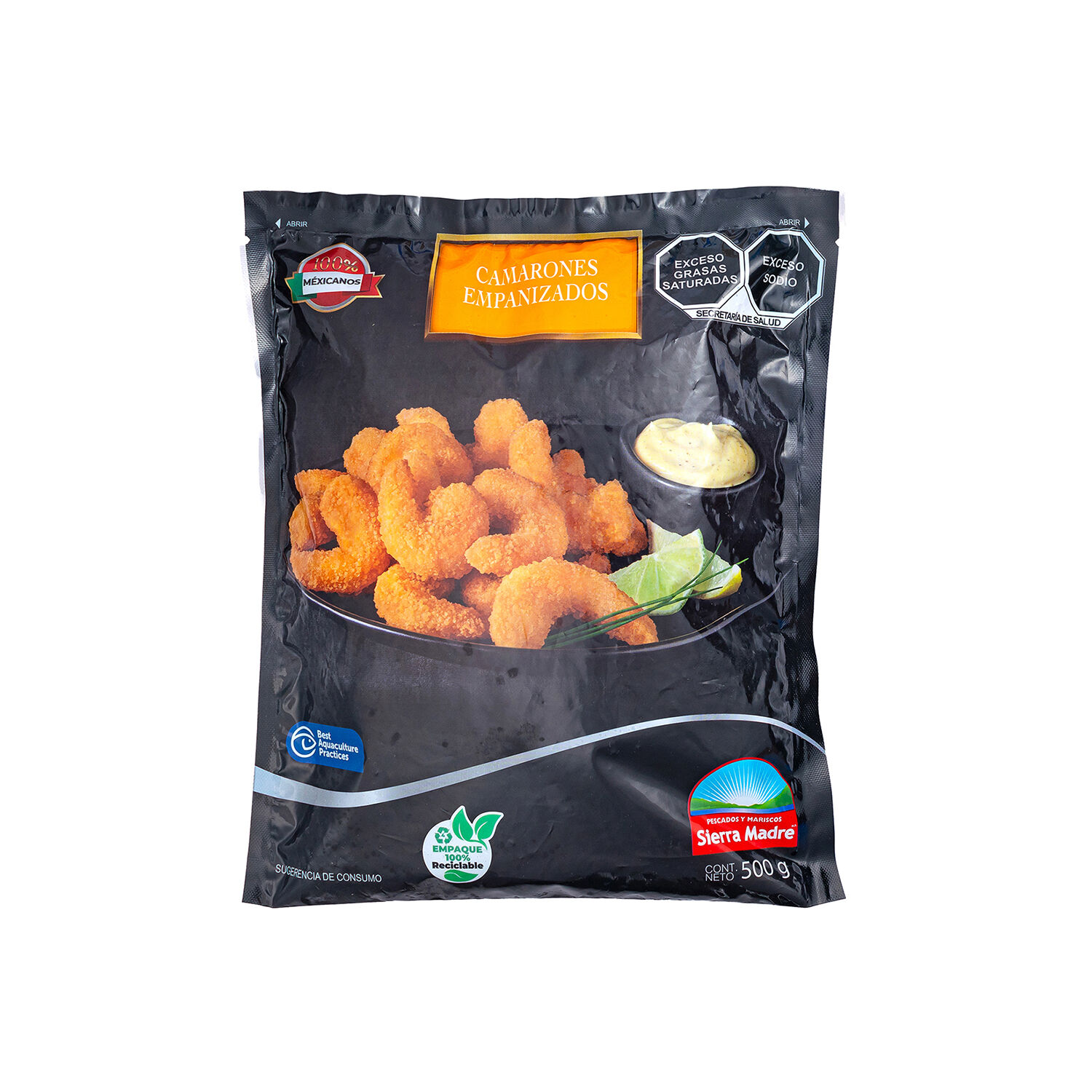 Camarones Empanizados Sierra Madre 500.0 Gr