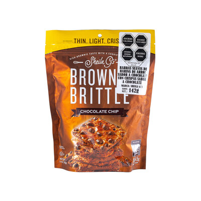 Brownie Brittle Choco Chip Sheila G 5oz