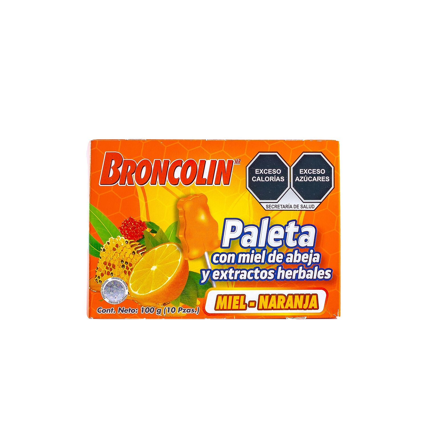Miel Naranja Broncolin 10 0 Paleta