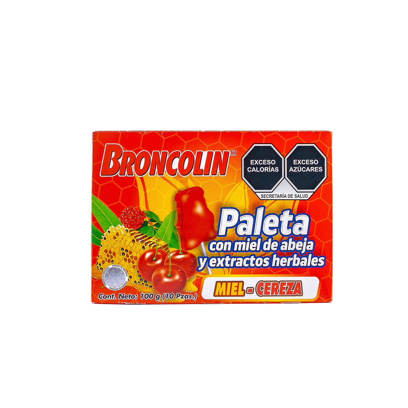 Miel Cereza Broncolin 10.0 Paleta
