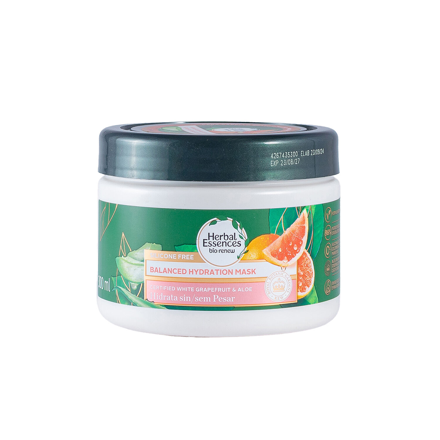 Mascarilla Bio Renew Toronja 300ml Herbal Essences 300.0