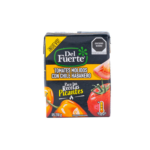 Tomates Molidos Con Chile Habanero Del Fuerte 210 G
