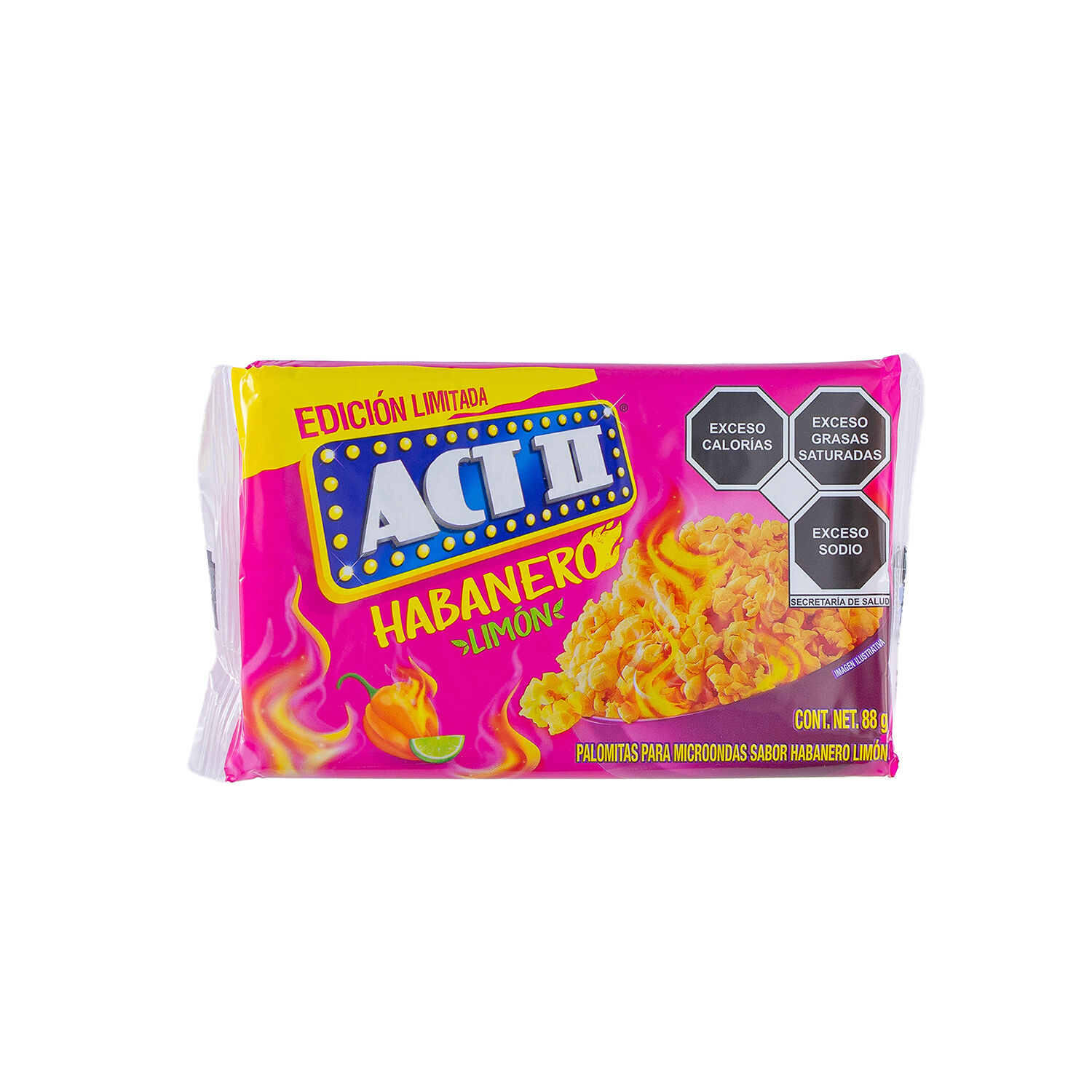 Palomitas Habanero Limon Act Ii 88.0 Gr