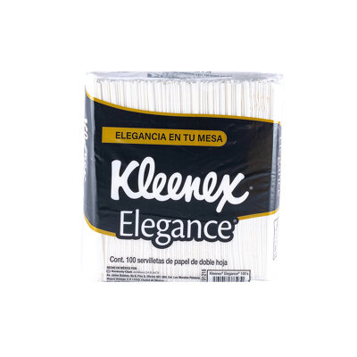 Servilleta Elegance Kleenex 100.0 Pza